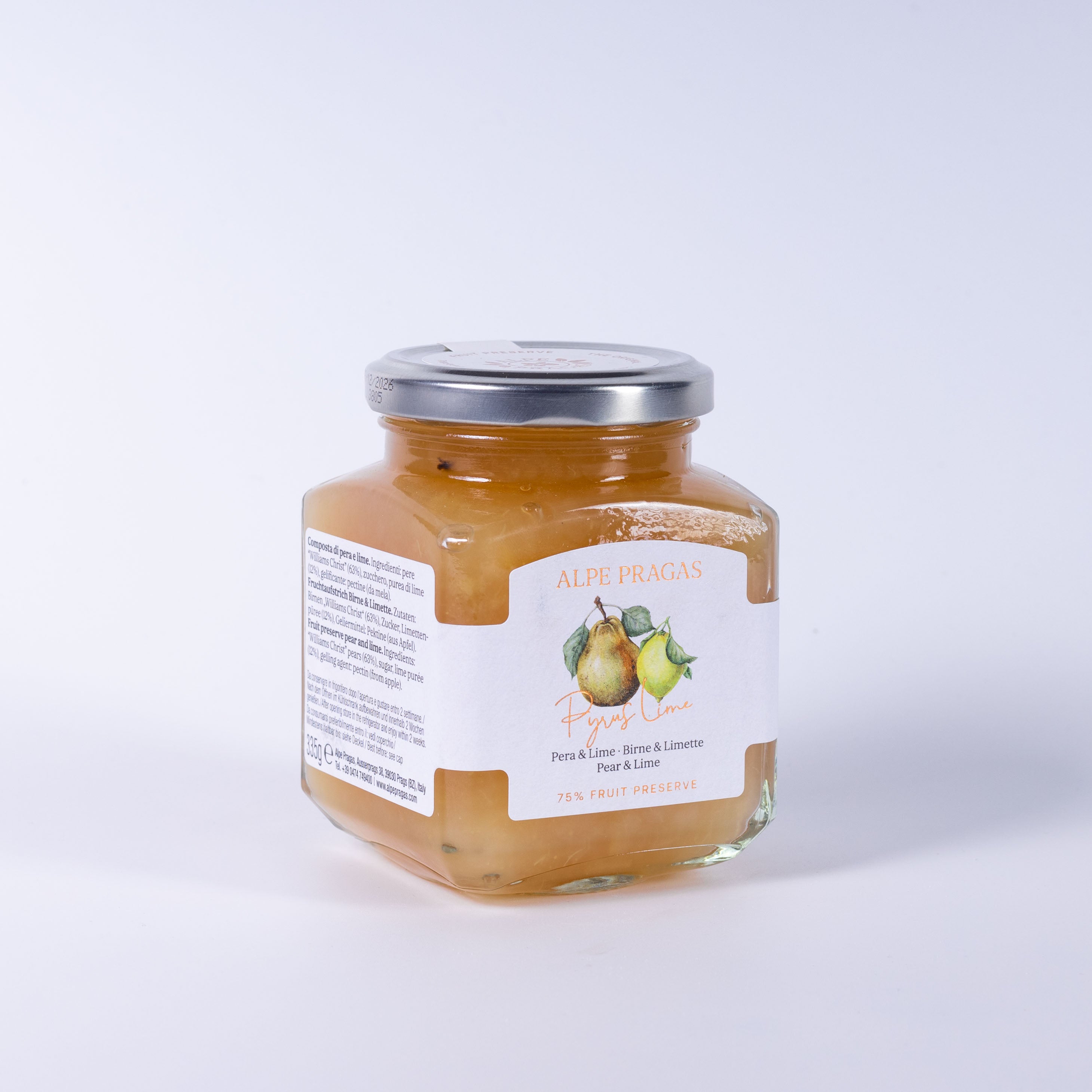 Alpe Pragas Birnen- & Limettenmarmelade