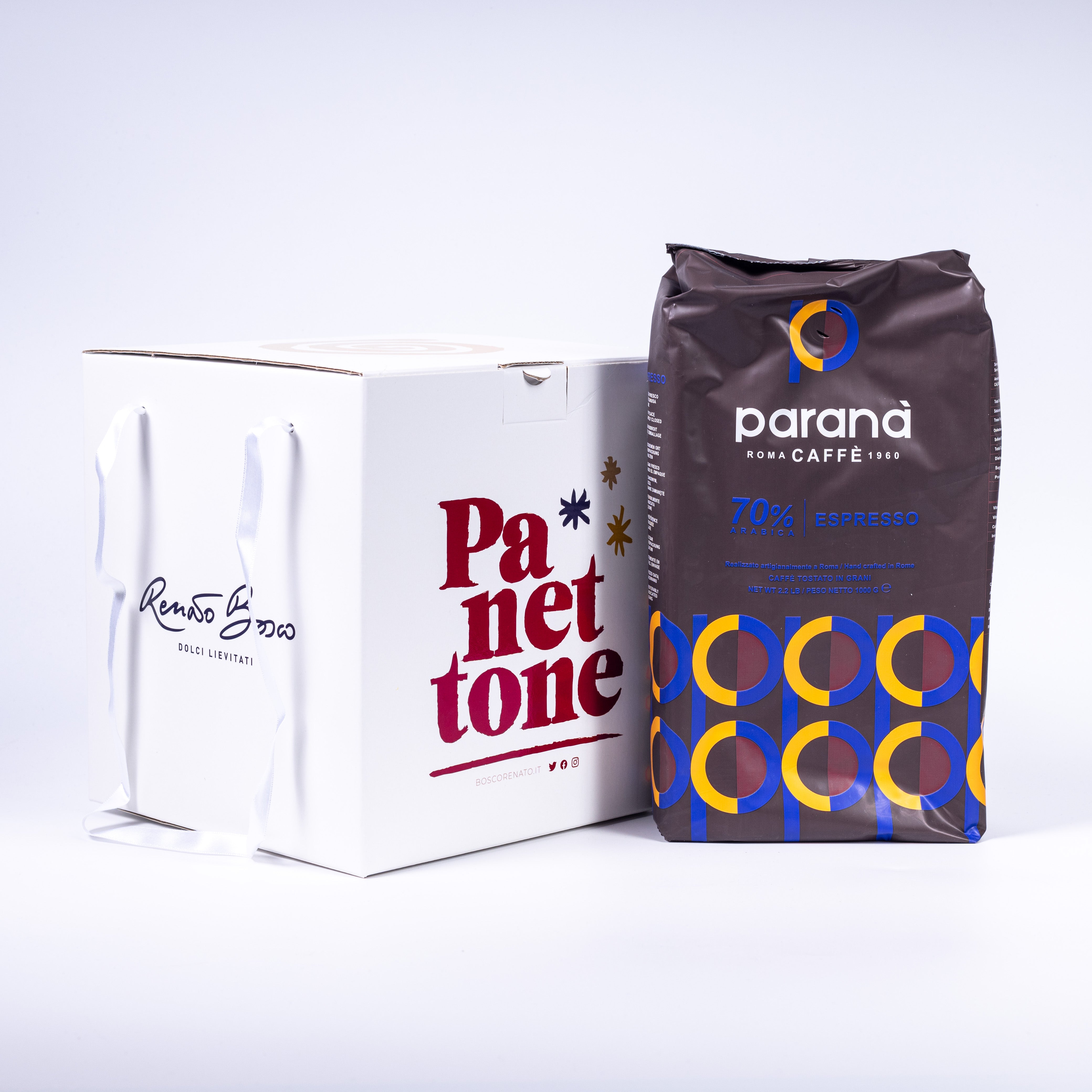 Bundle, Renato Bosco Panettone Classico + Parana 70/30 "Espresso" 1kg