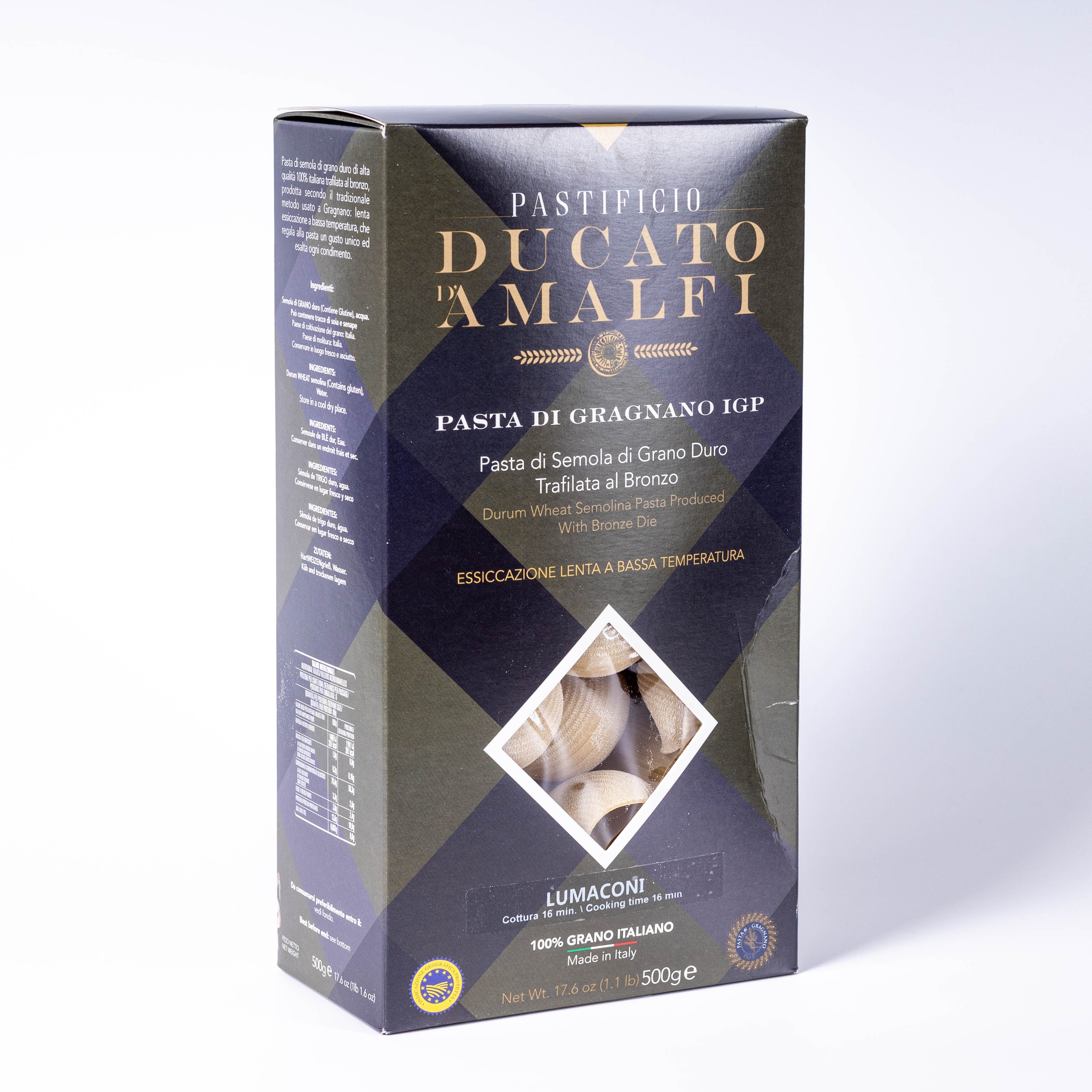 Pastificio Ducato D'Amalfi Lumaconi IGP
