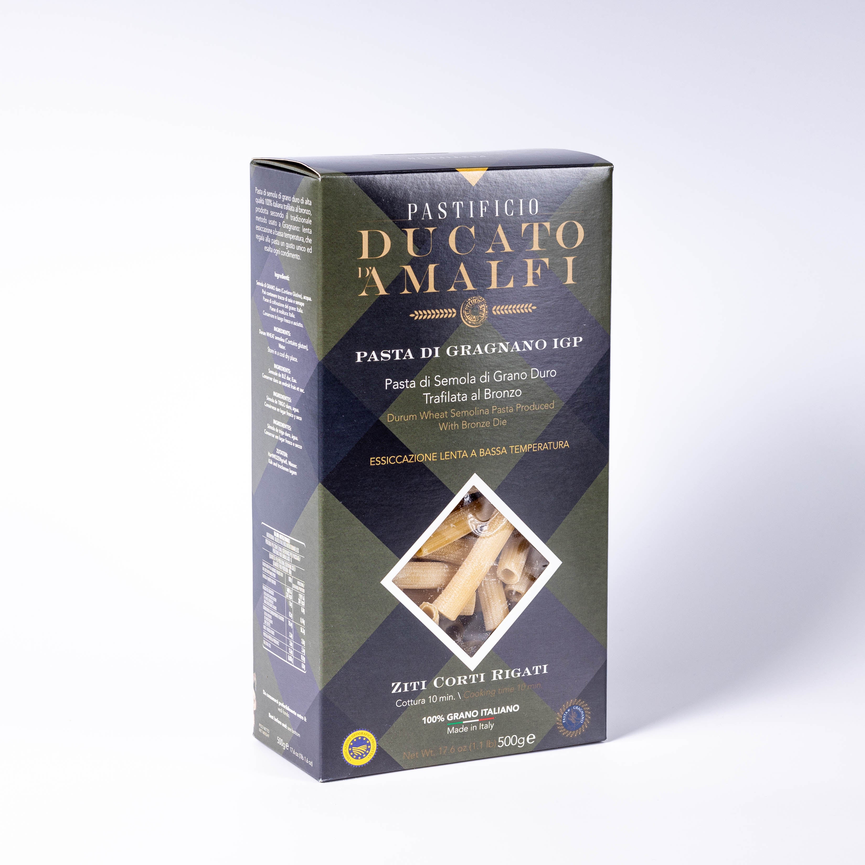 Pastificio Ducato D'Amalfi Ziti Corti Rigati IGP
