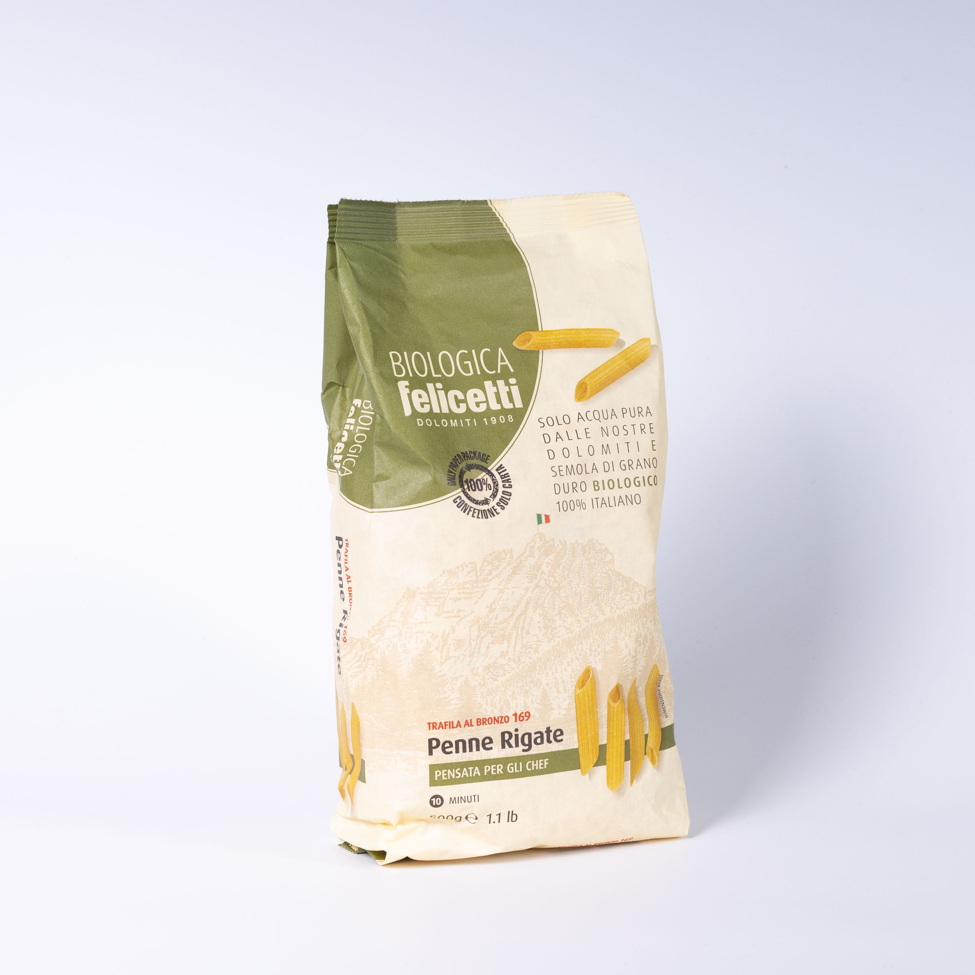 Felicetti Penne Rigate Pasta N6169 Bio