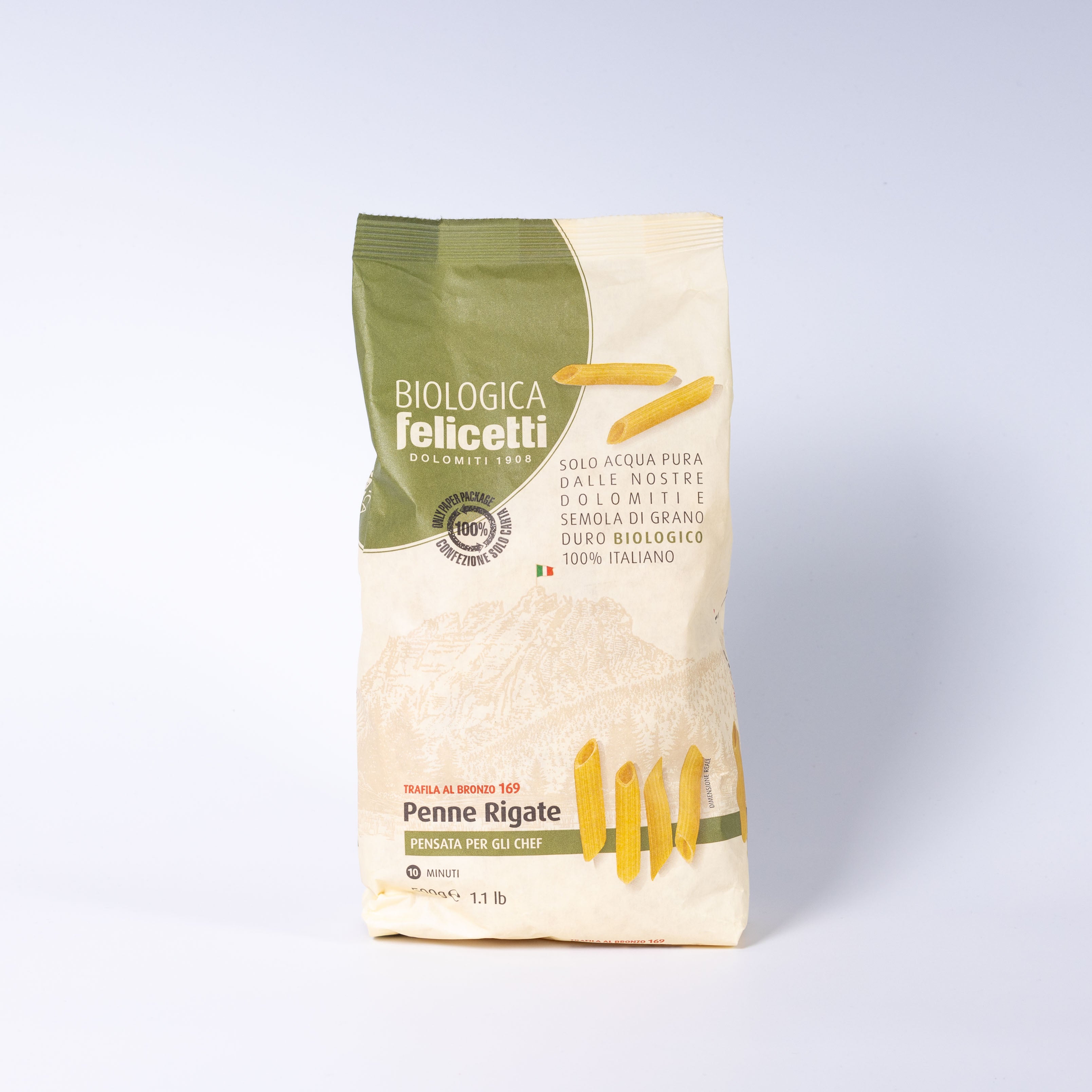 Felicetti Penne Rigate Pasta N6169 Bio