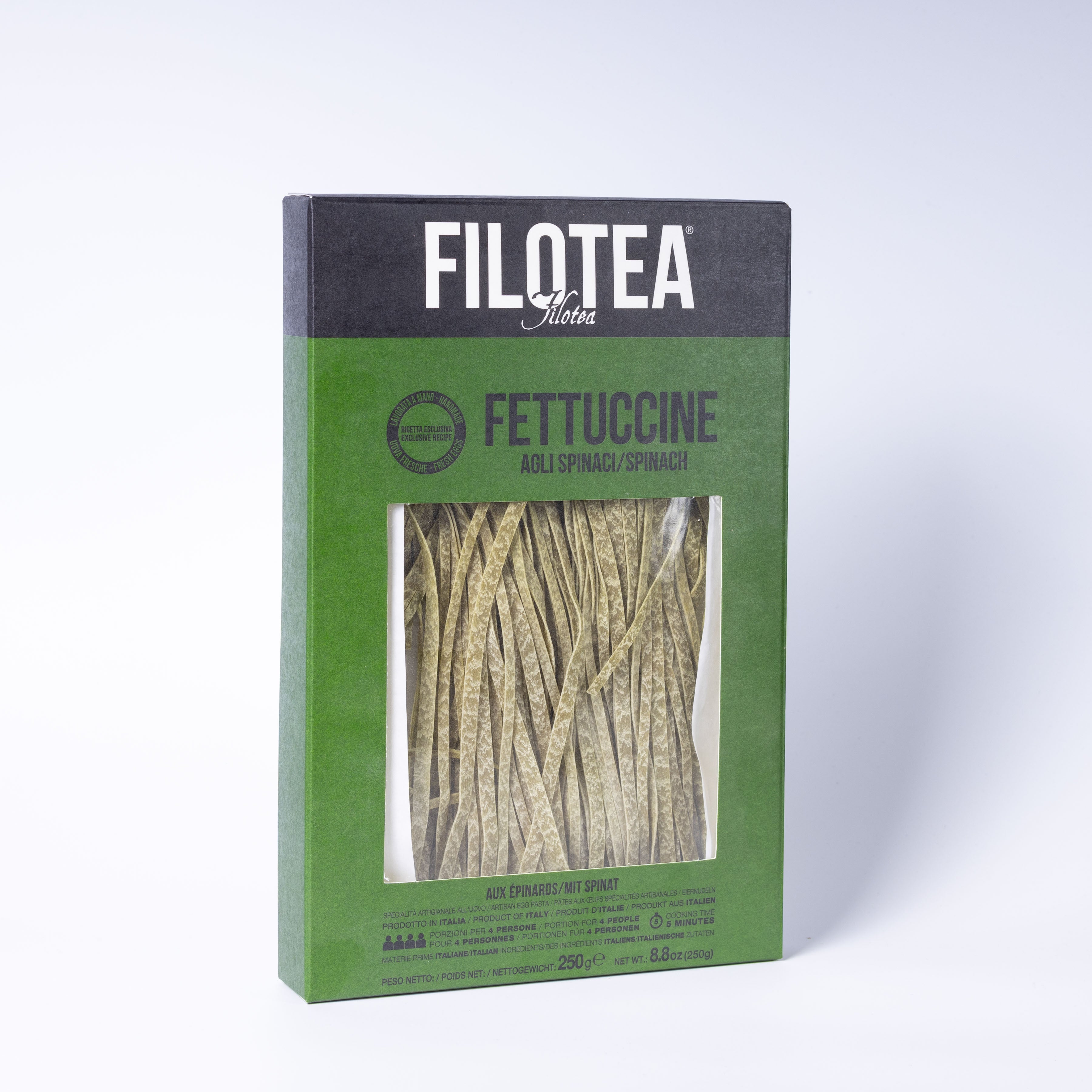 Filotea Fettuccine Pasta mit Spinat