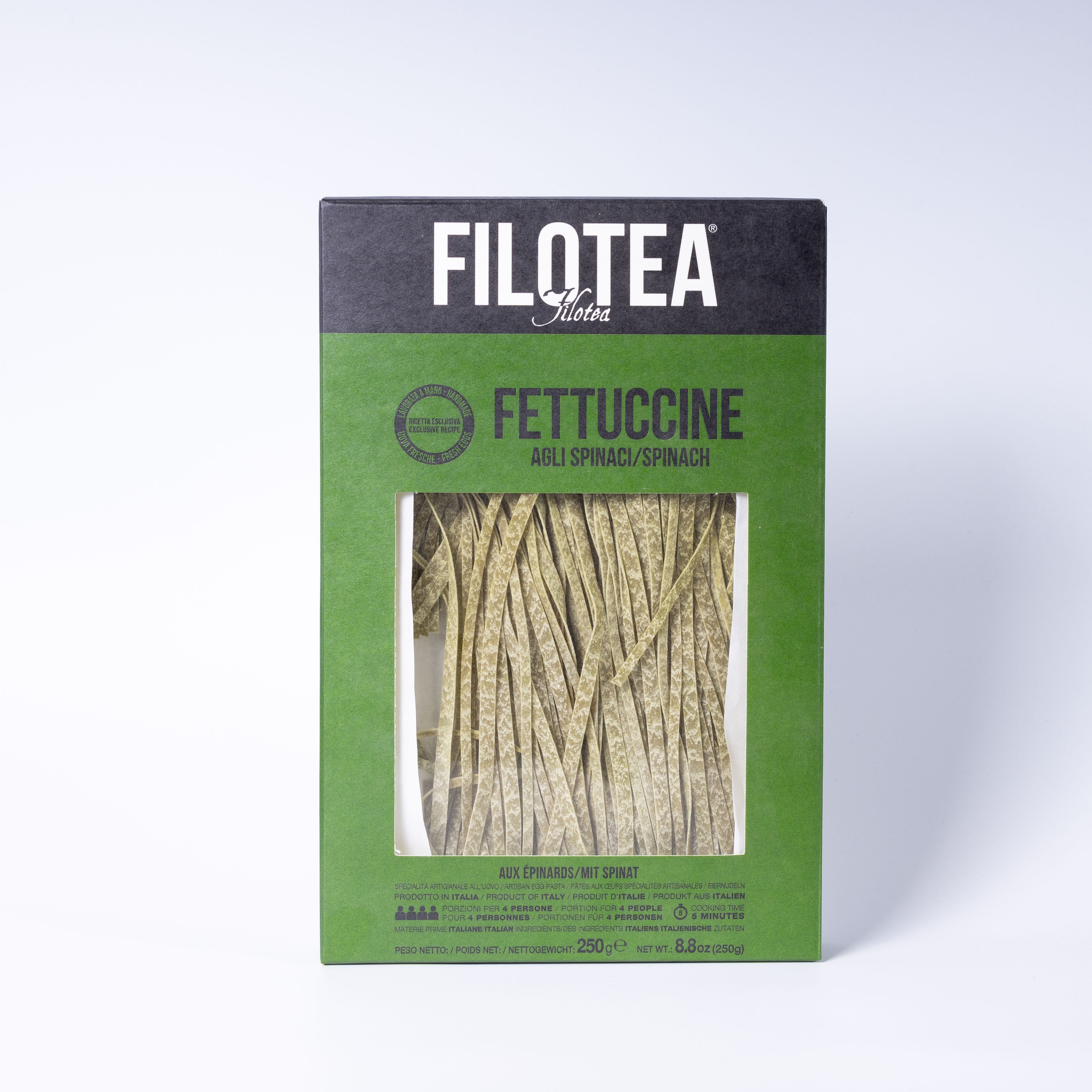 Filotea Fettuccine Pasta mit Spinat