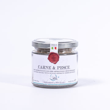 Frantoi Cutrera Sale „Carne & Pesce“ – Meersalz mit Kräutern und Gewürzen