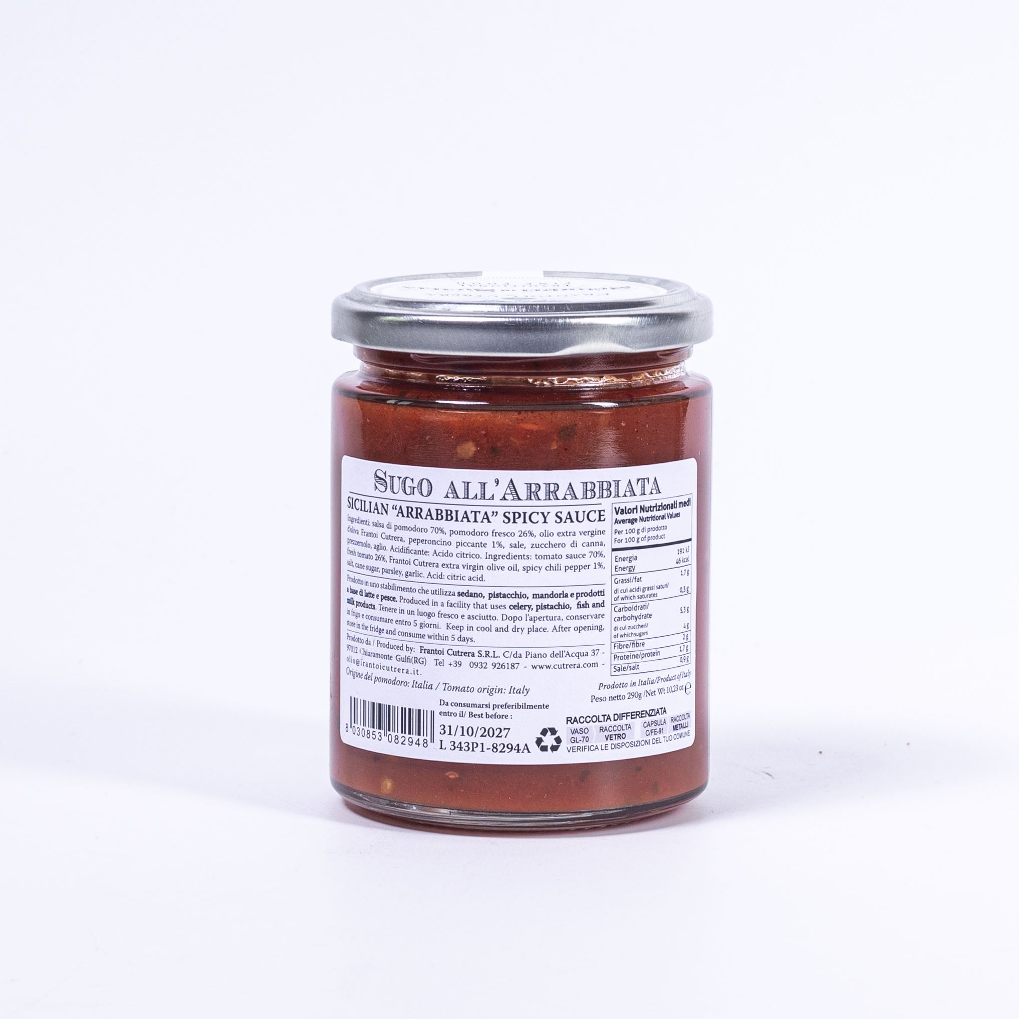 Frantoi Cutrera Sugo all’Arrabbiata