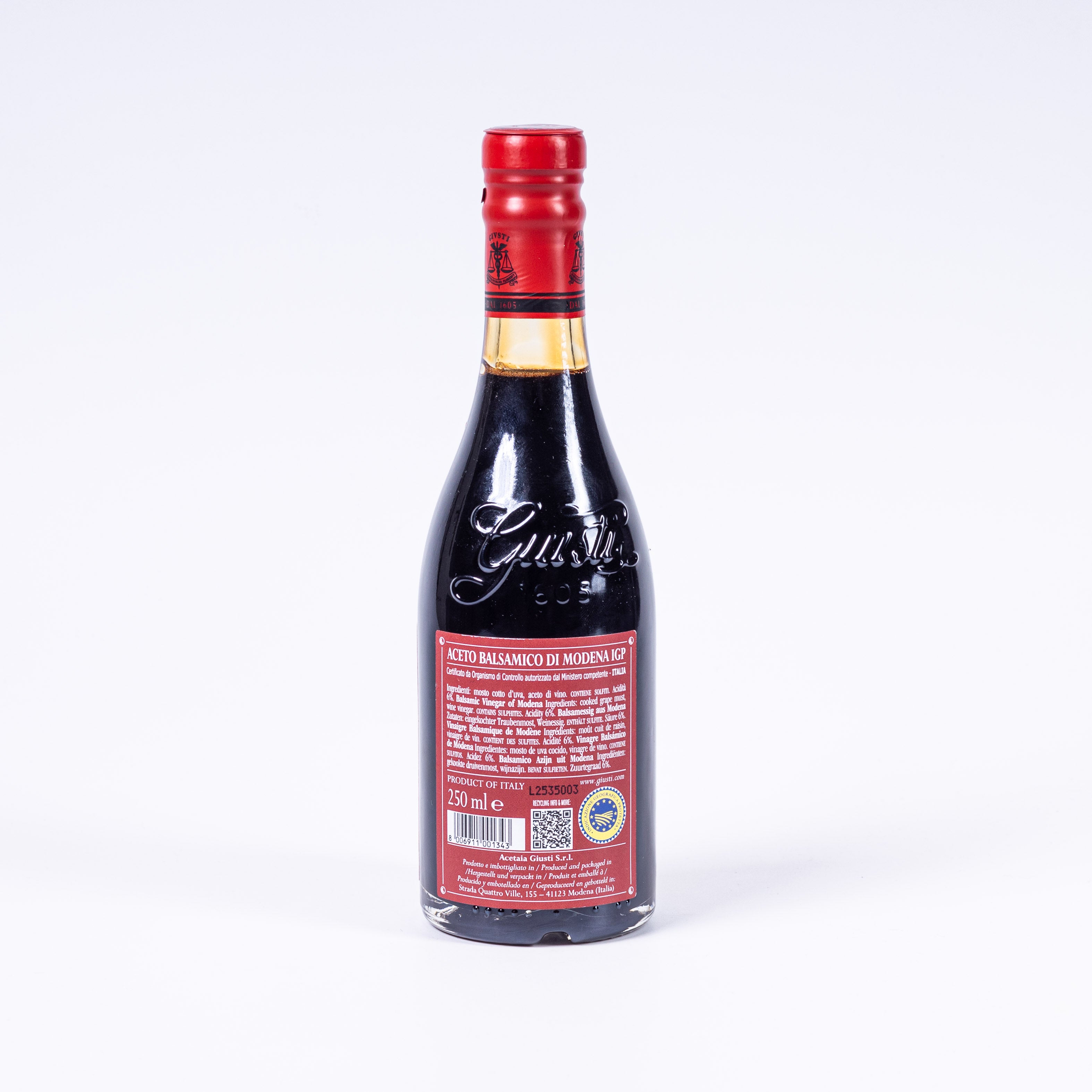 Giusti Aceto Balsamico di Modena IGP 3 Gold Medaillen
