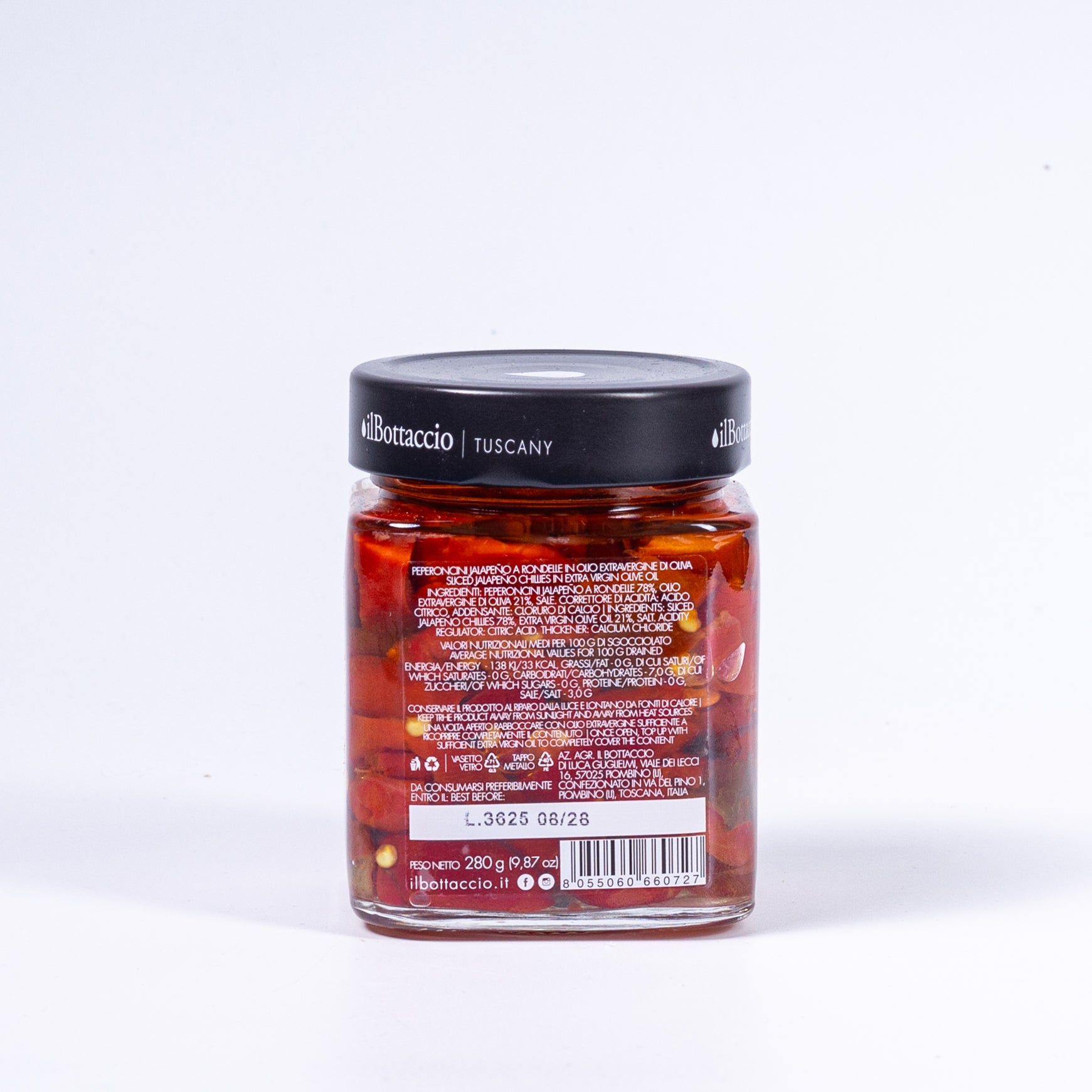 Il Bottaccio Jalapeno in extravergine Olivenöl