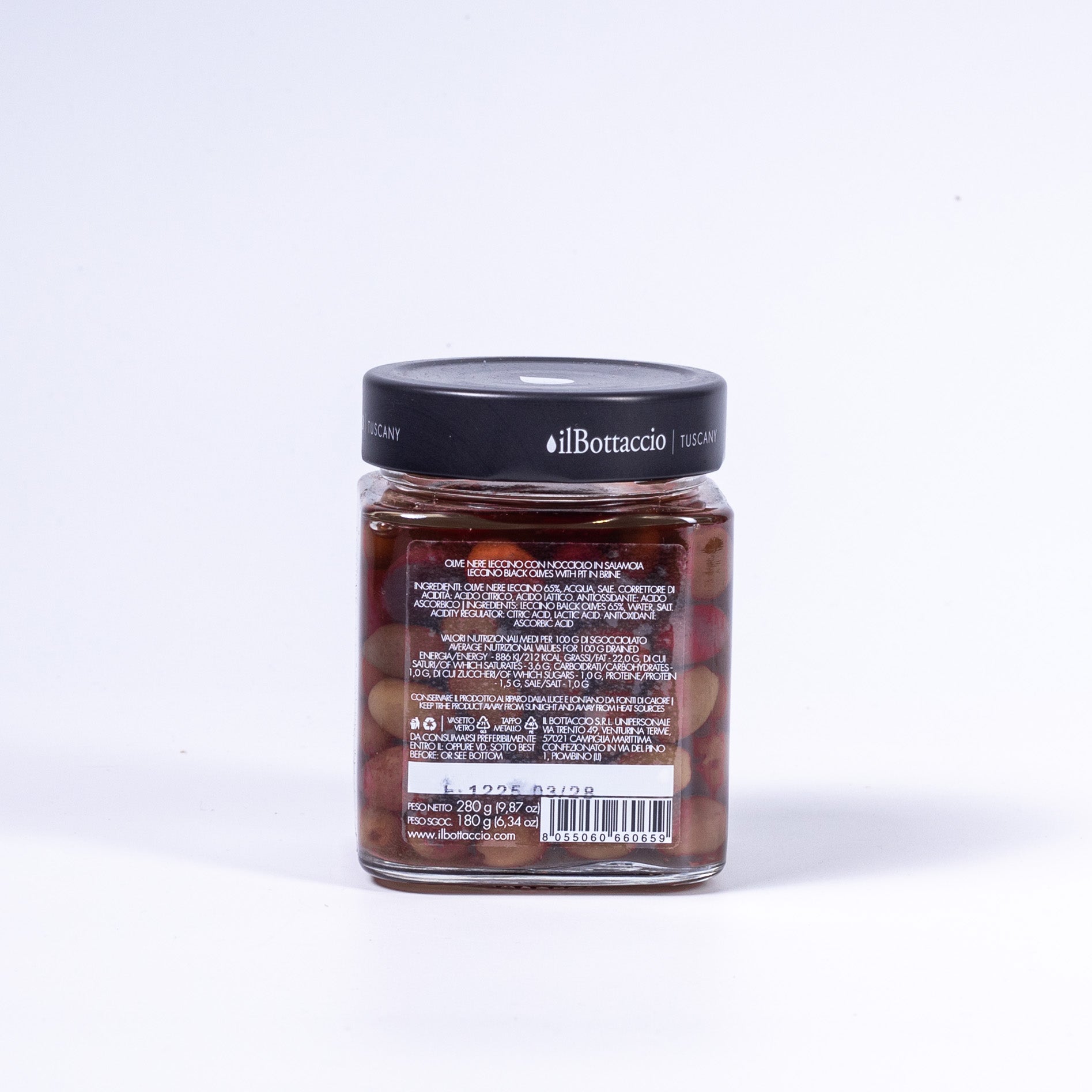 Il Bottaccio Leccino Olive 280g