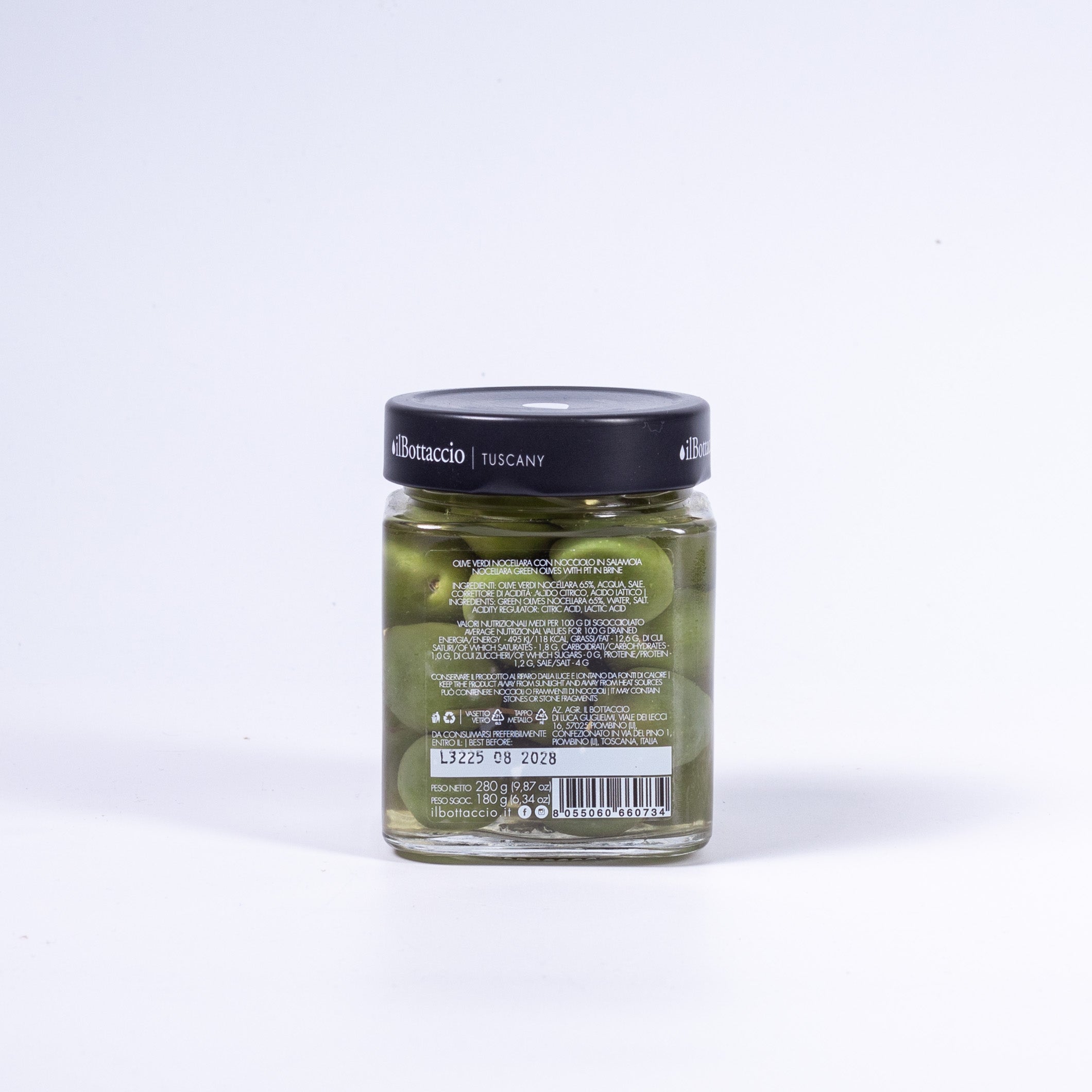 Il Bottaccio Noccelara Oliven 280g