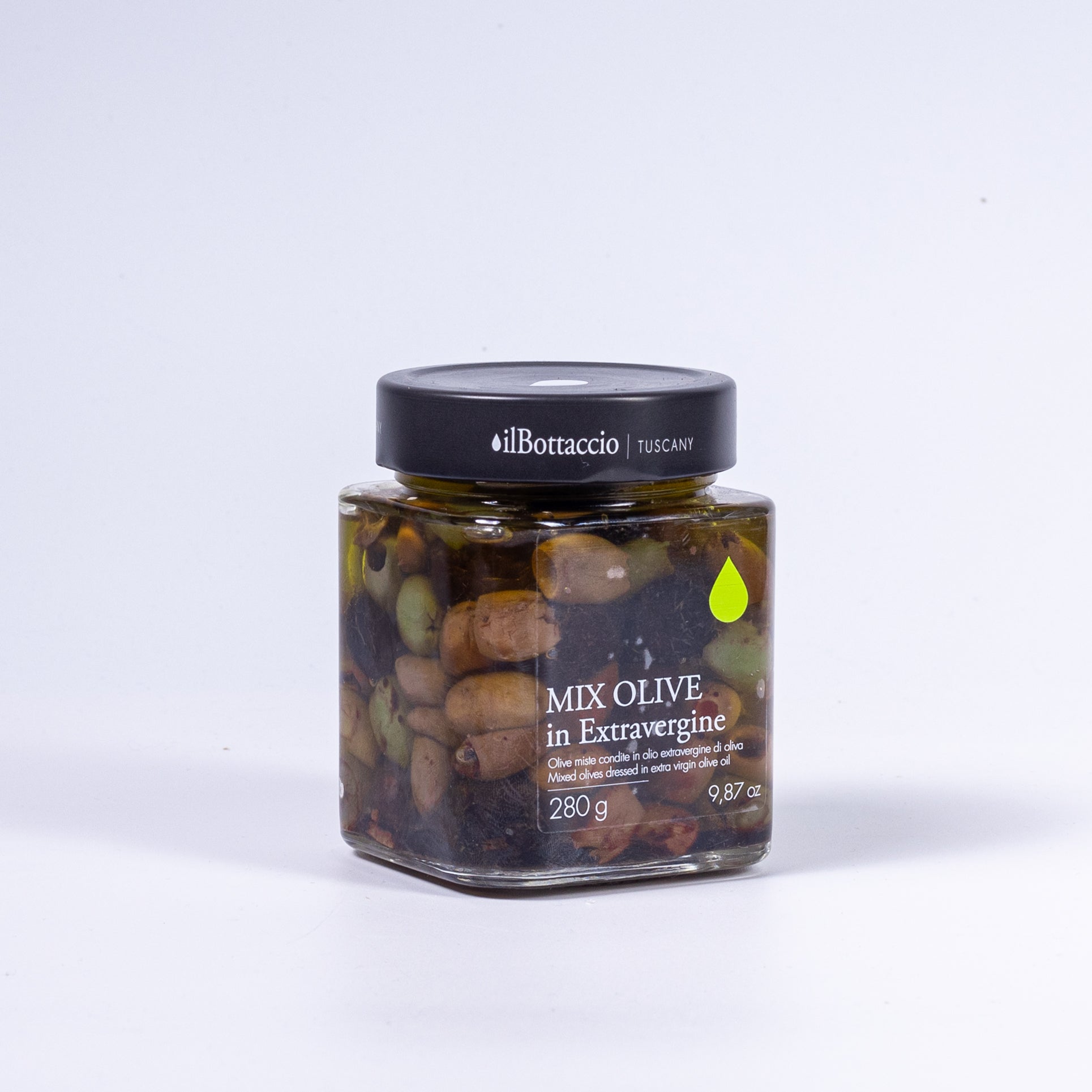 Il Bottaccio in extravergine Olivenöl eingelegte Oliven