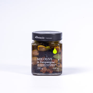Il Bottaccio in extravergine Olivenöl eingelegte Oliven