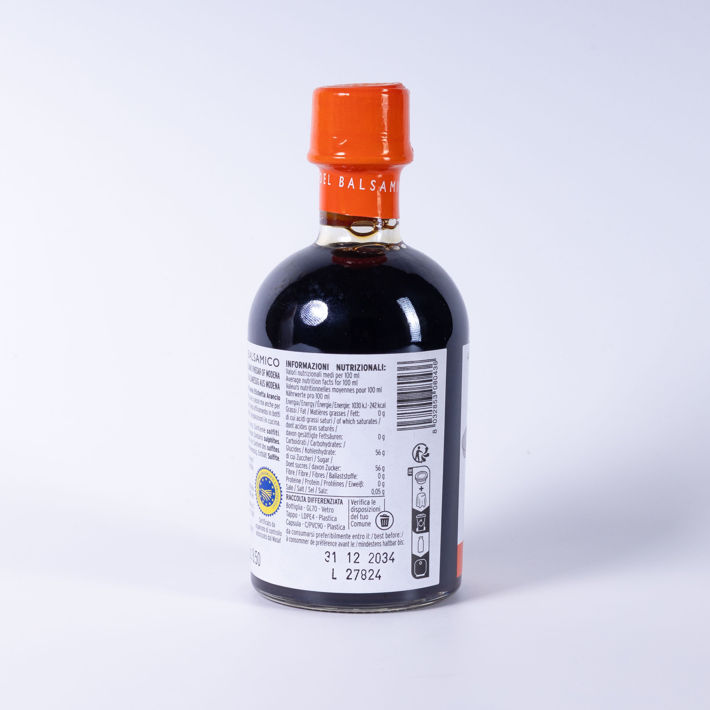 Il Tinello Aceto Balsamico di Modena IGP "Arancio"