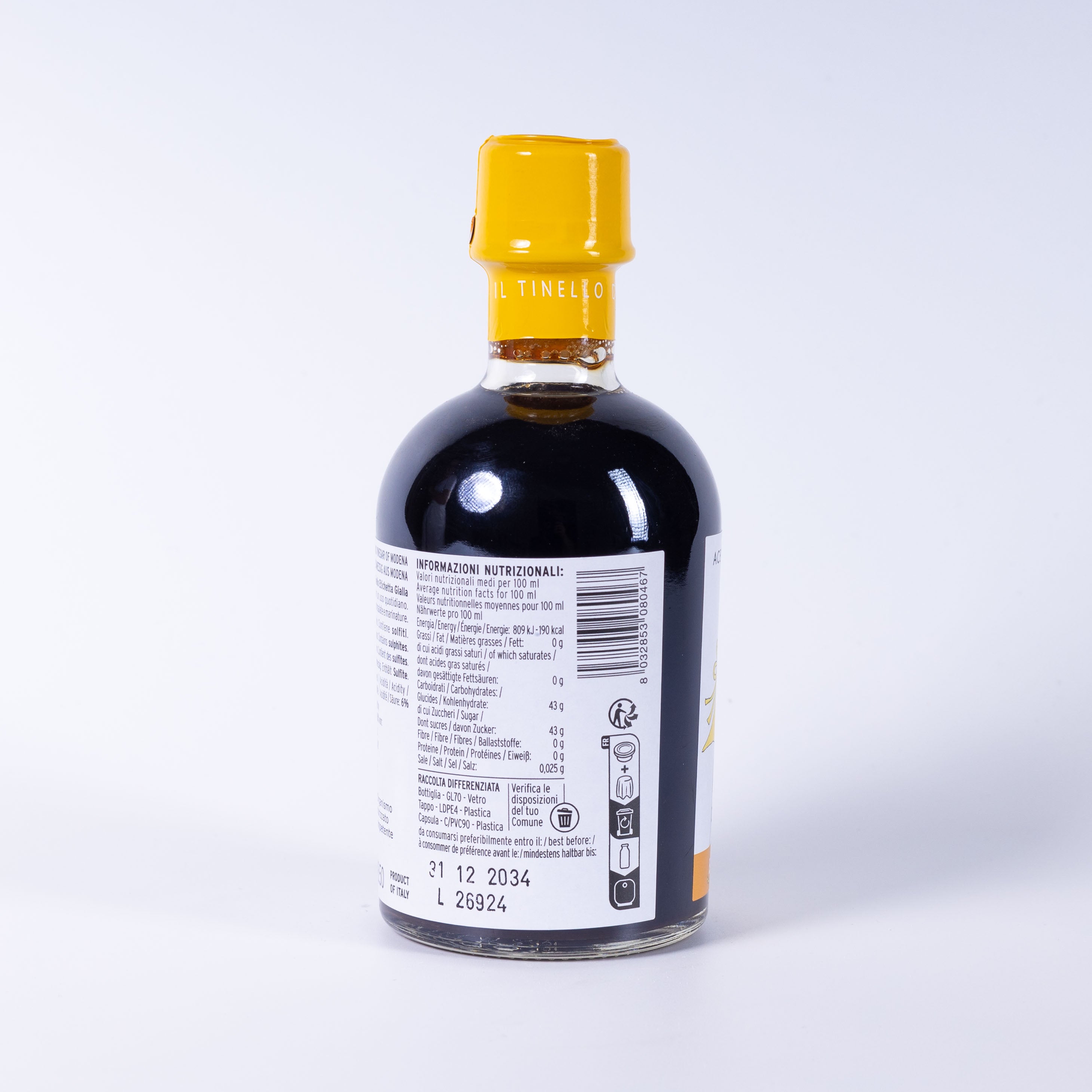 Il Tinello Aceto Balsamico di Modena IGP "Gialla"