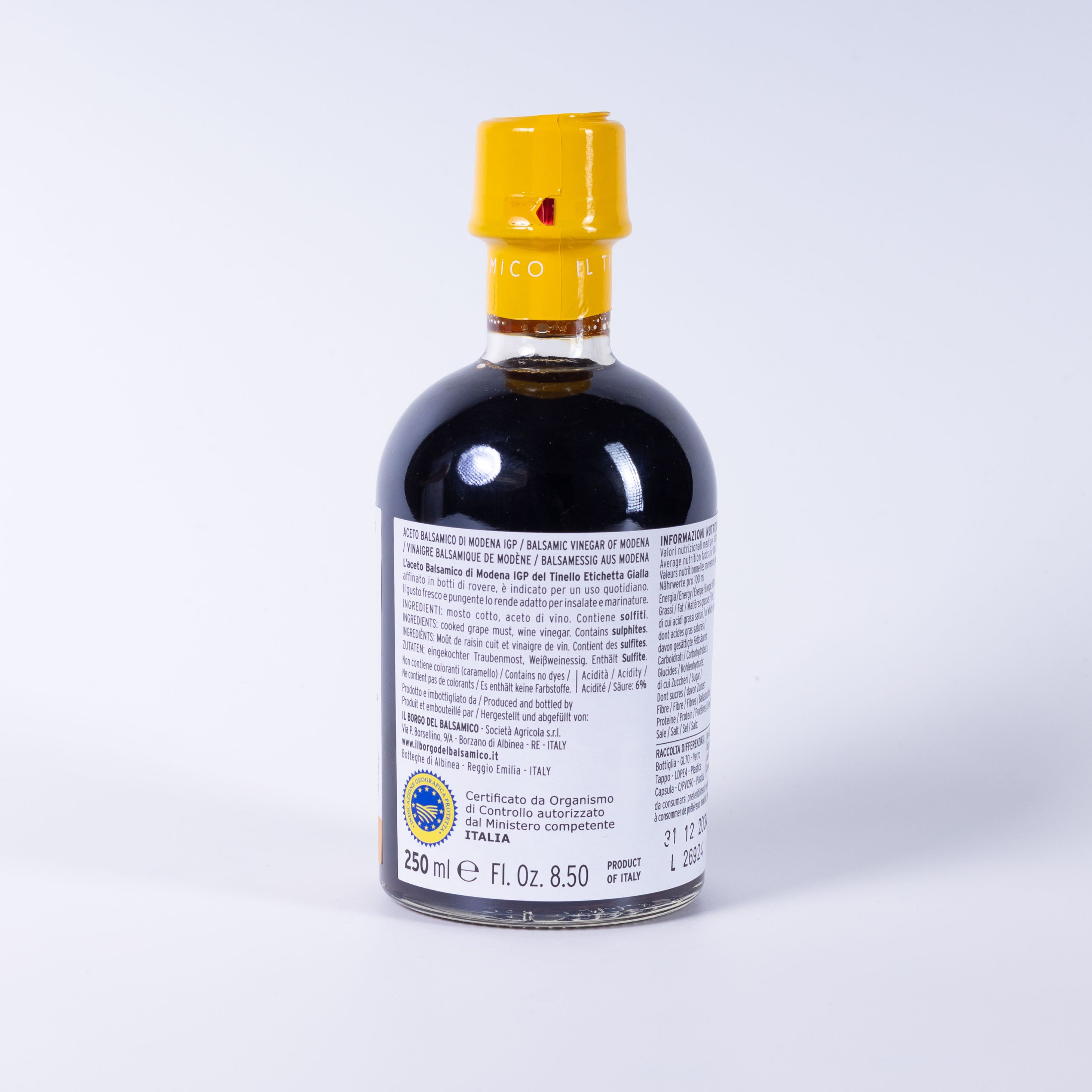 Il Tinello Aceto Balsamico di Modena IGP "Gialla"