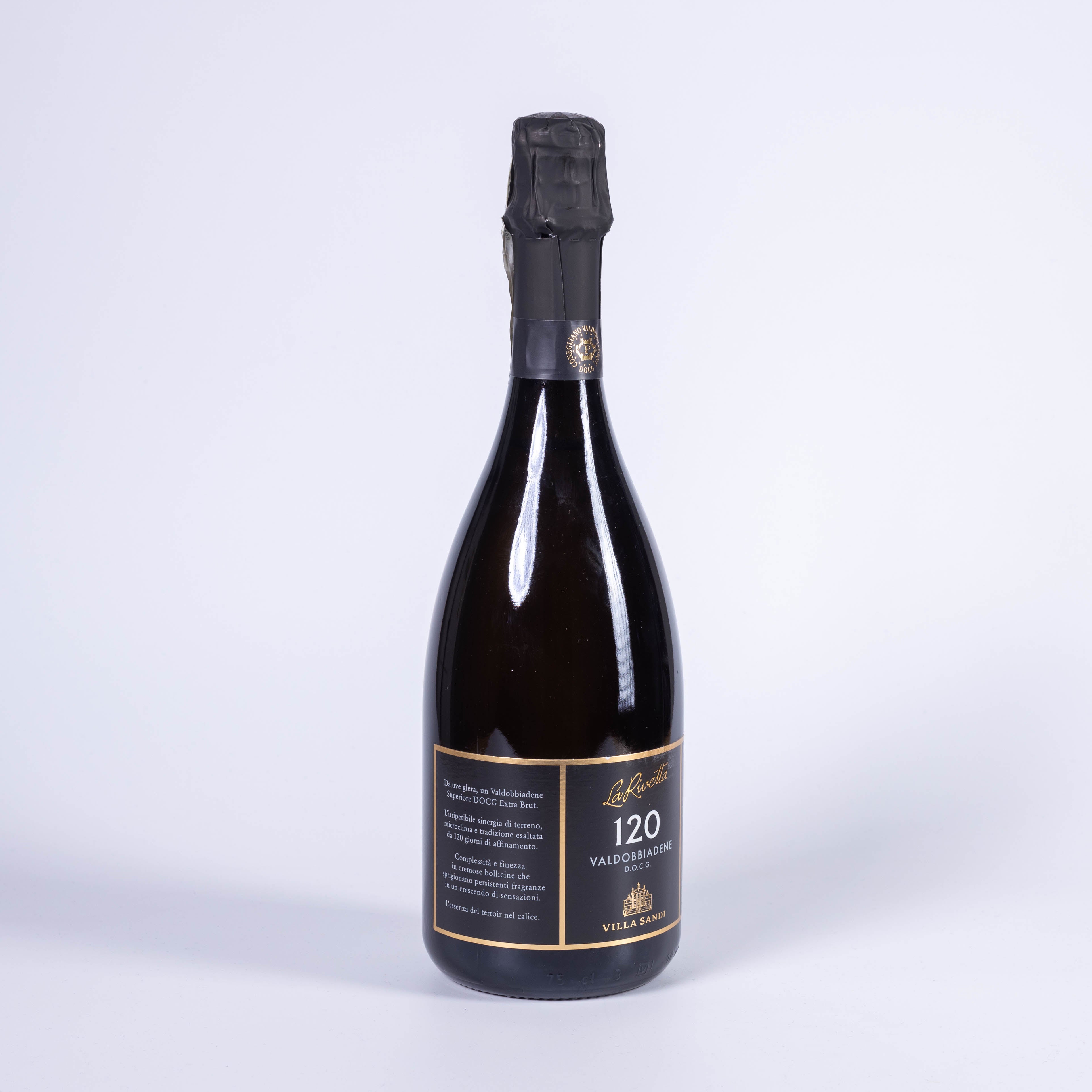 La Rivetta 120 Valdobiaddene Prosecco Superiore Extra Brut DOCG