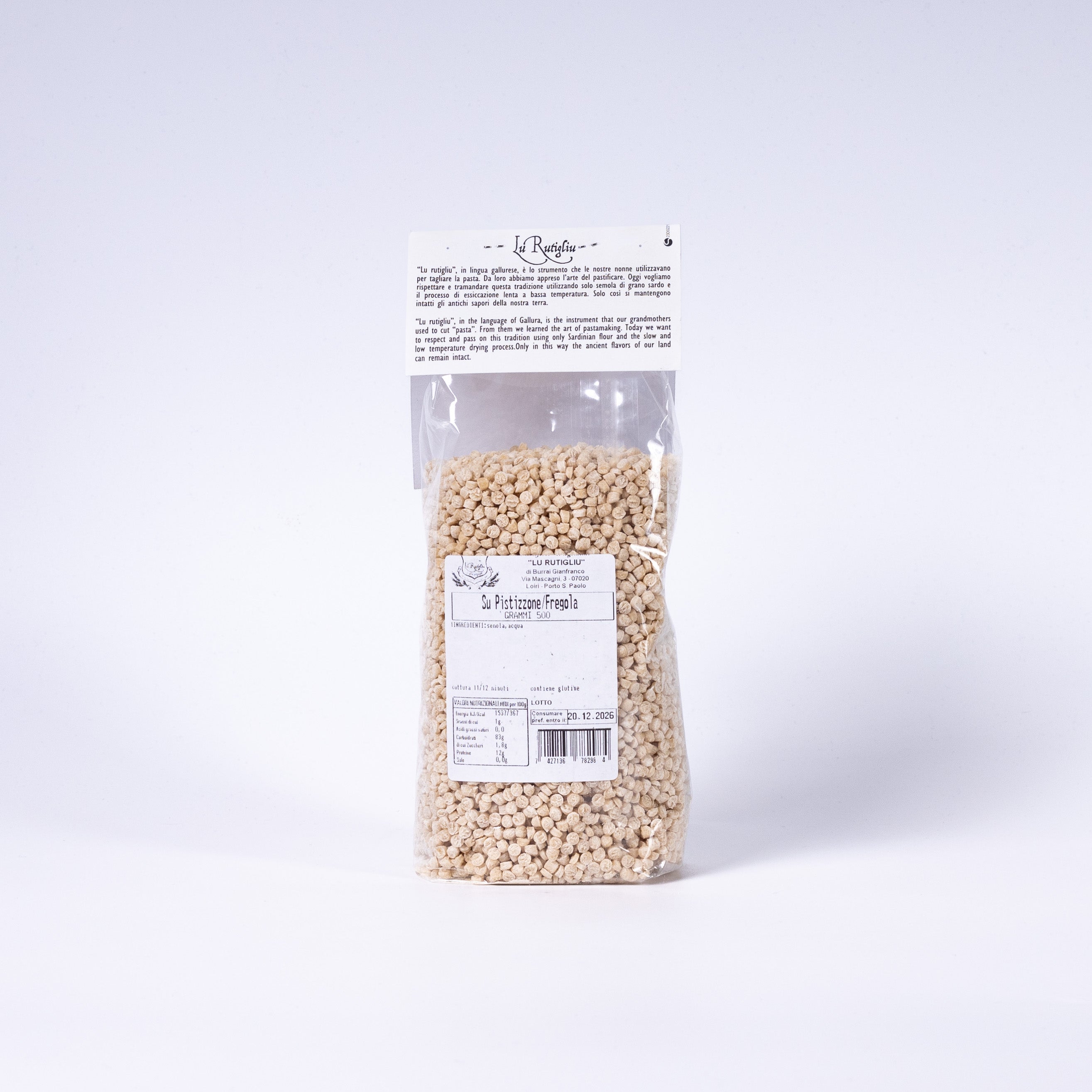 Lu Rutigliu Fregola Pasta