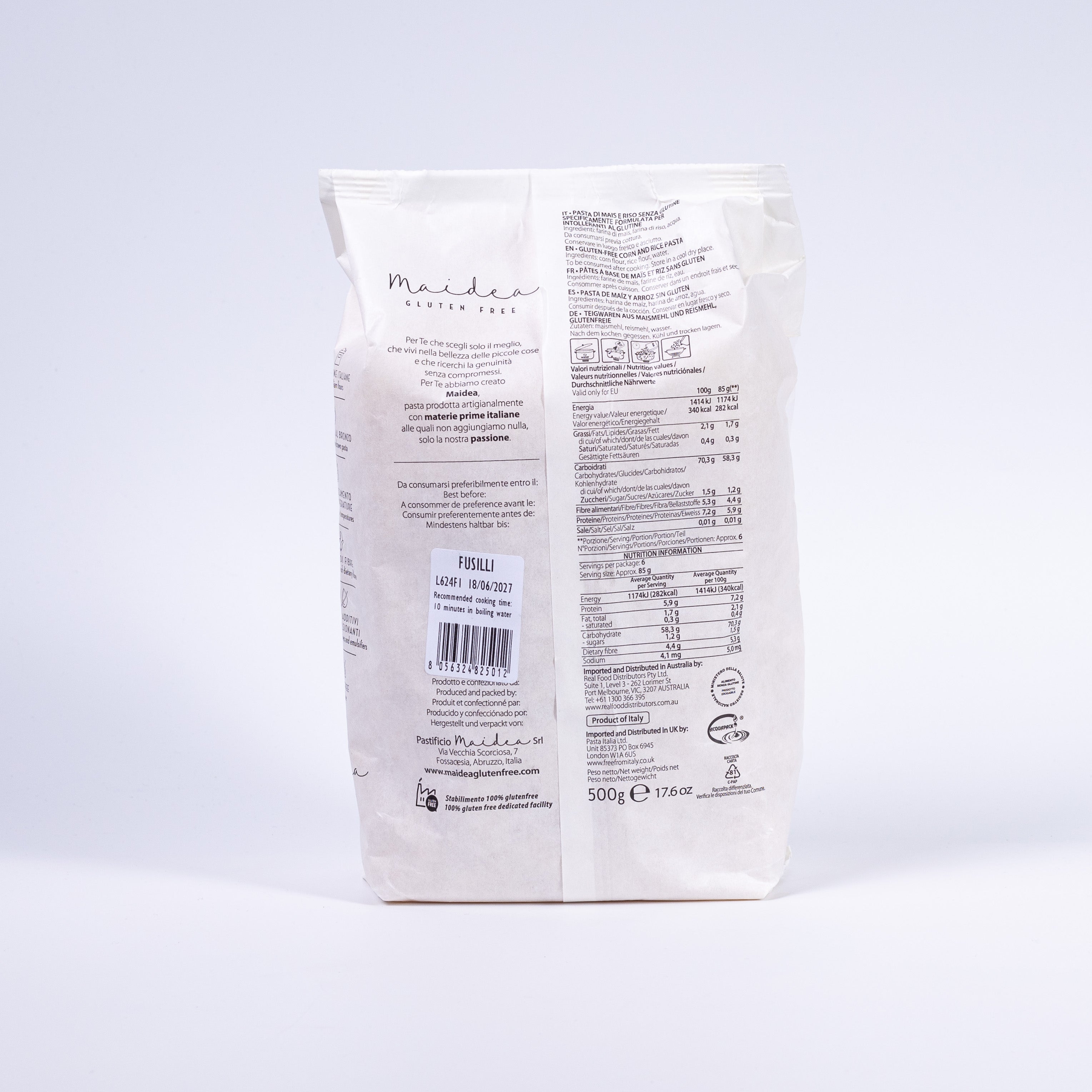 Maidea Glutenfreie Pasta - Fusilli