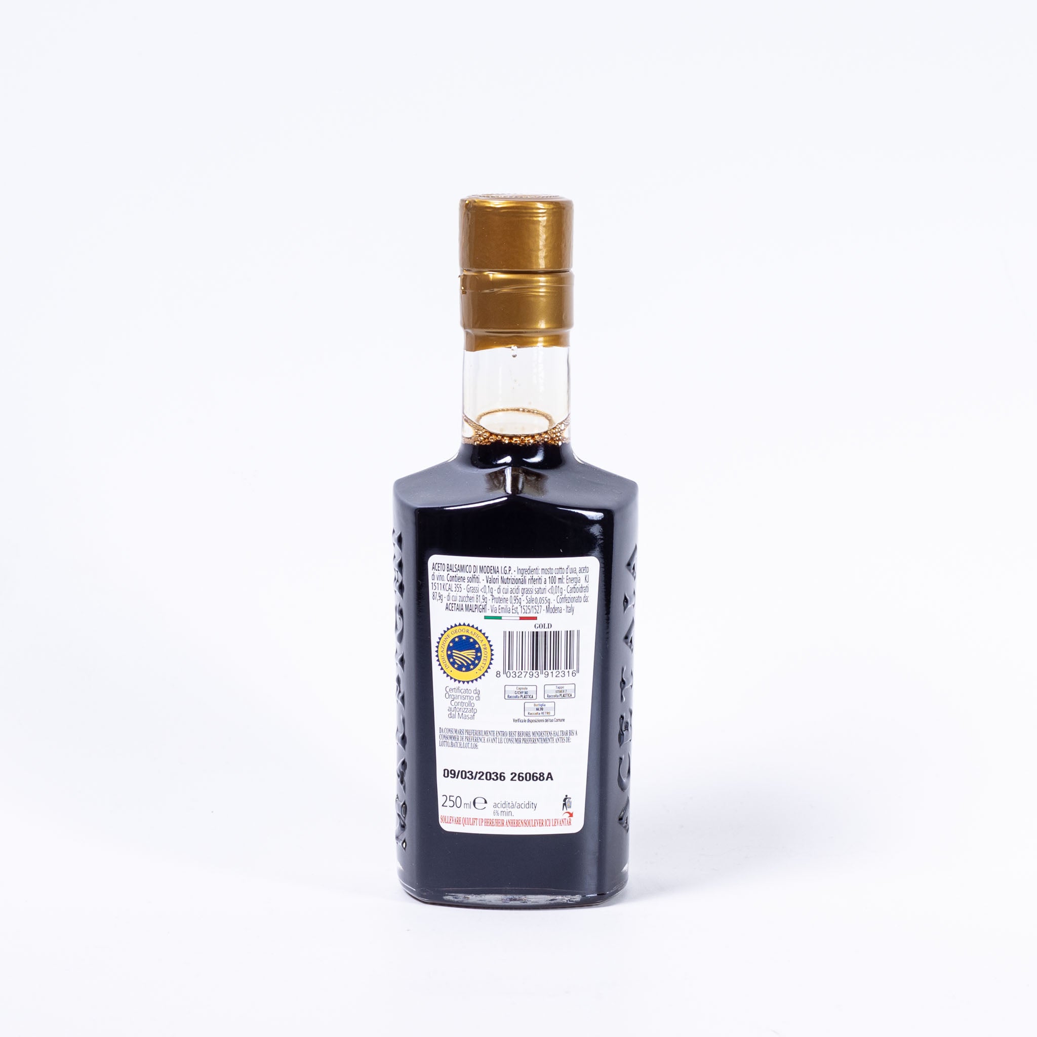 Malpighi Aceto Balsamico di Modena IGP "Oro"