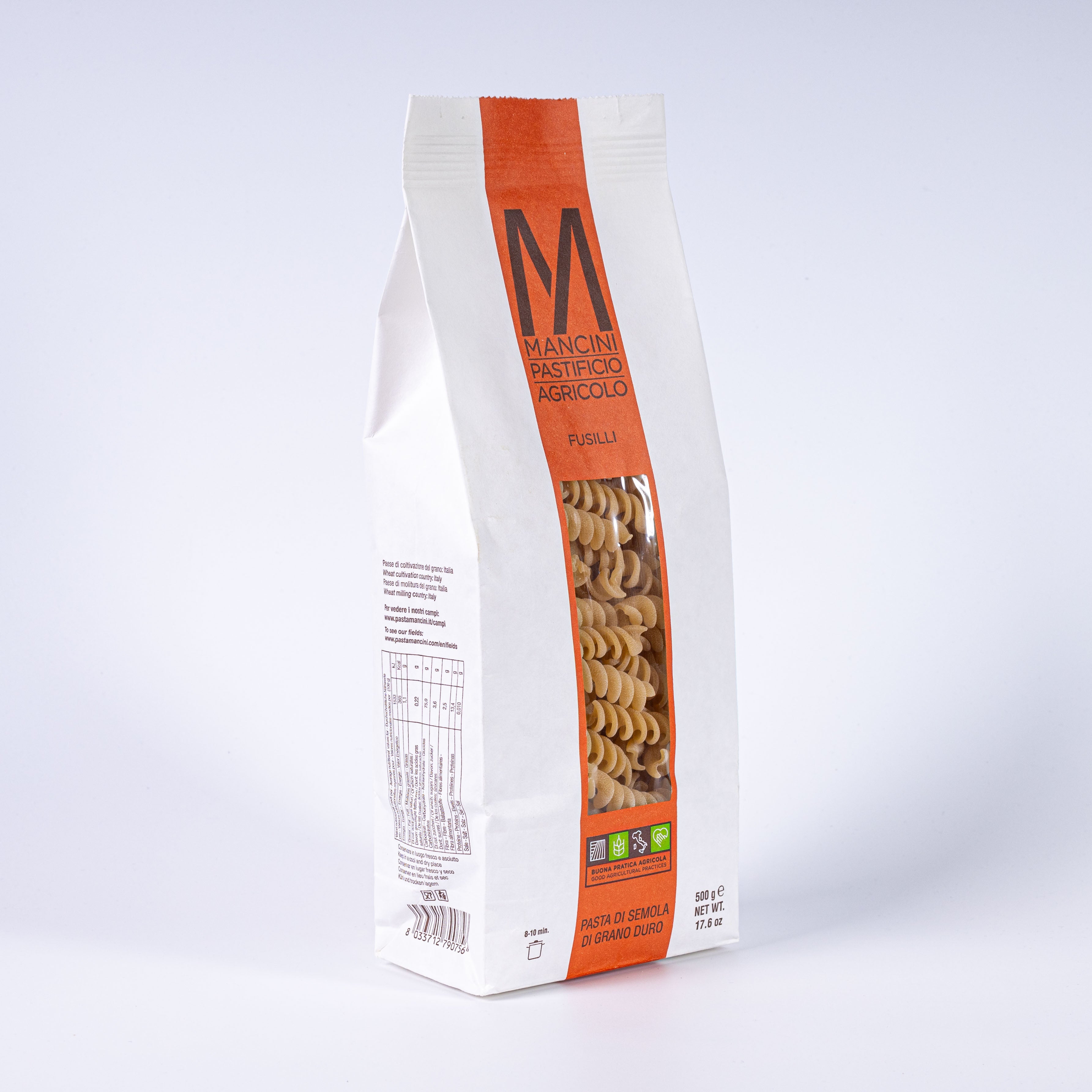 Mancini Fusilli Pasta Linea Classico