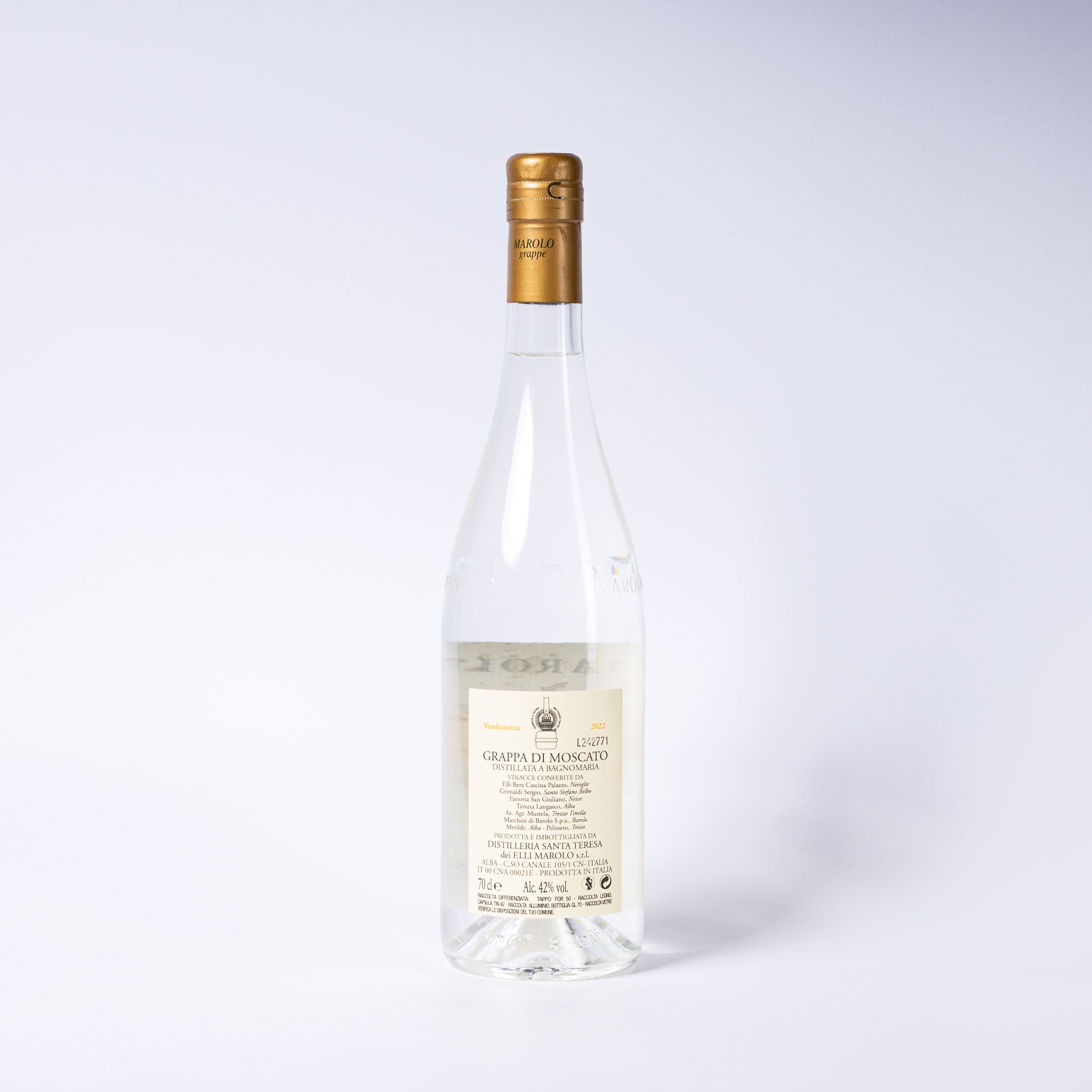 Marolo Grappa di Moscato