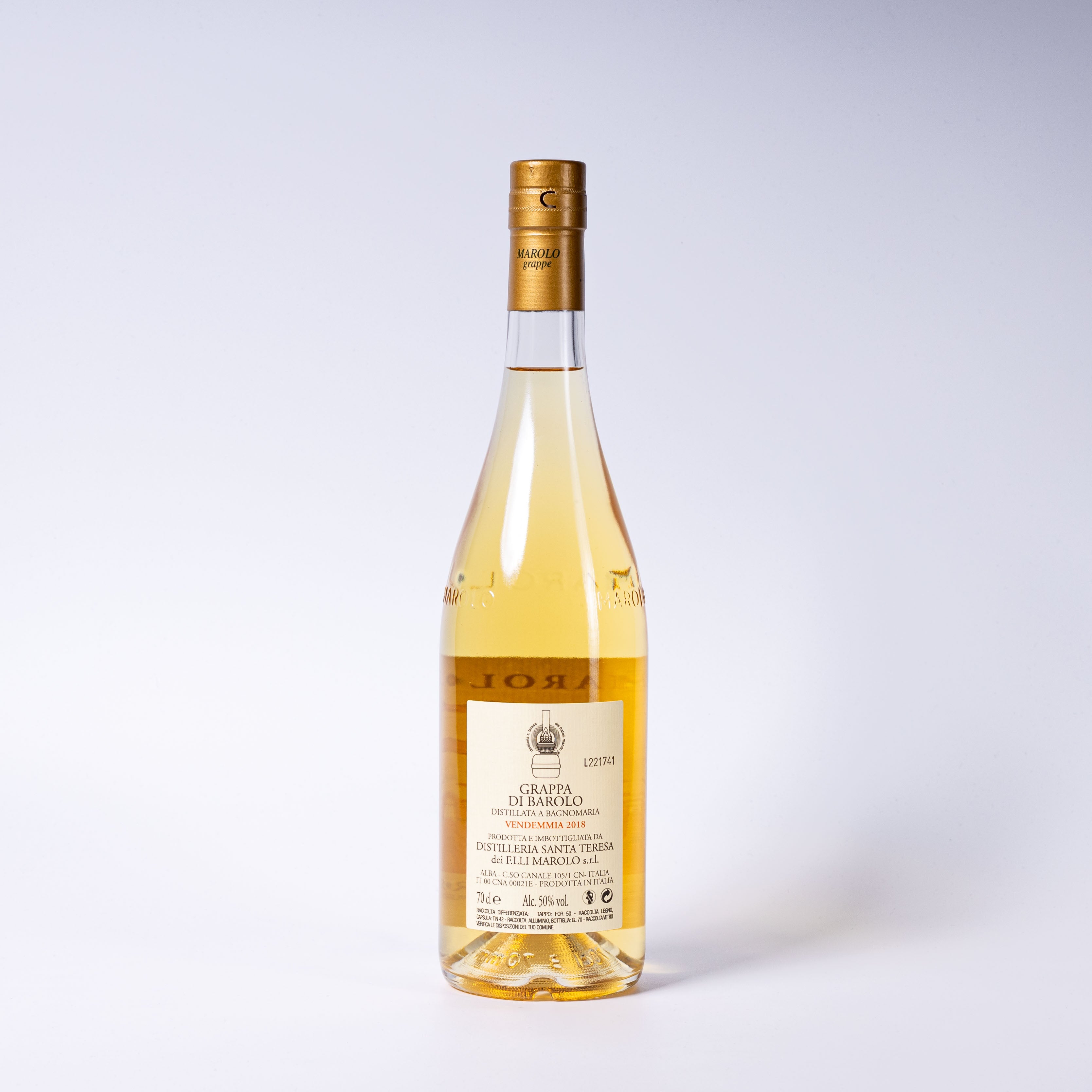 Marolo Grappa di Barolo Barriques Invecchiato