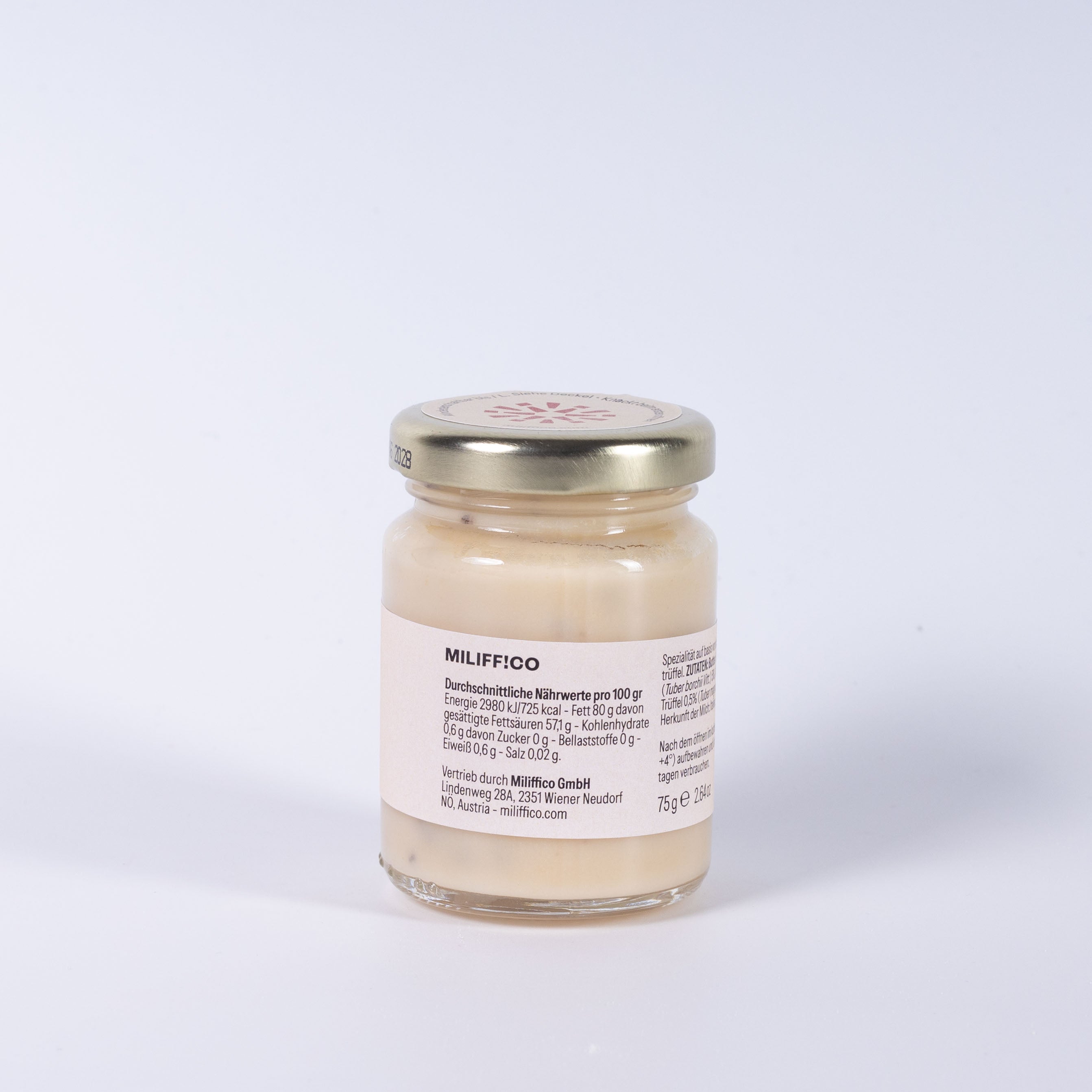 Miliffico weiße Trüffel Butter
