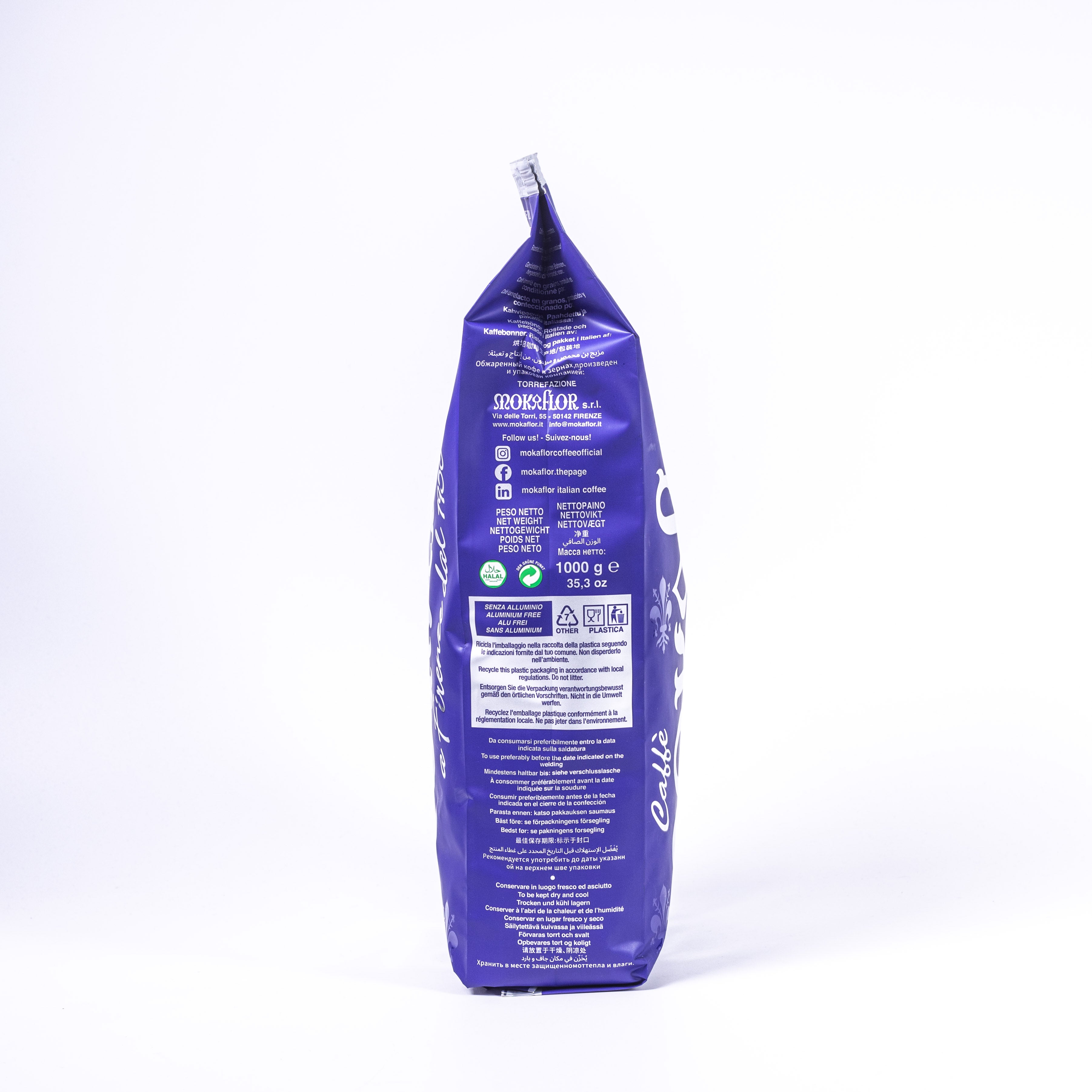 Mokaflor Caffè Miscela Blu 50/50 1Kg