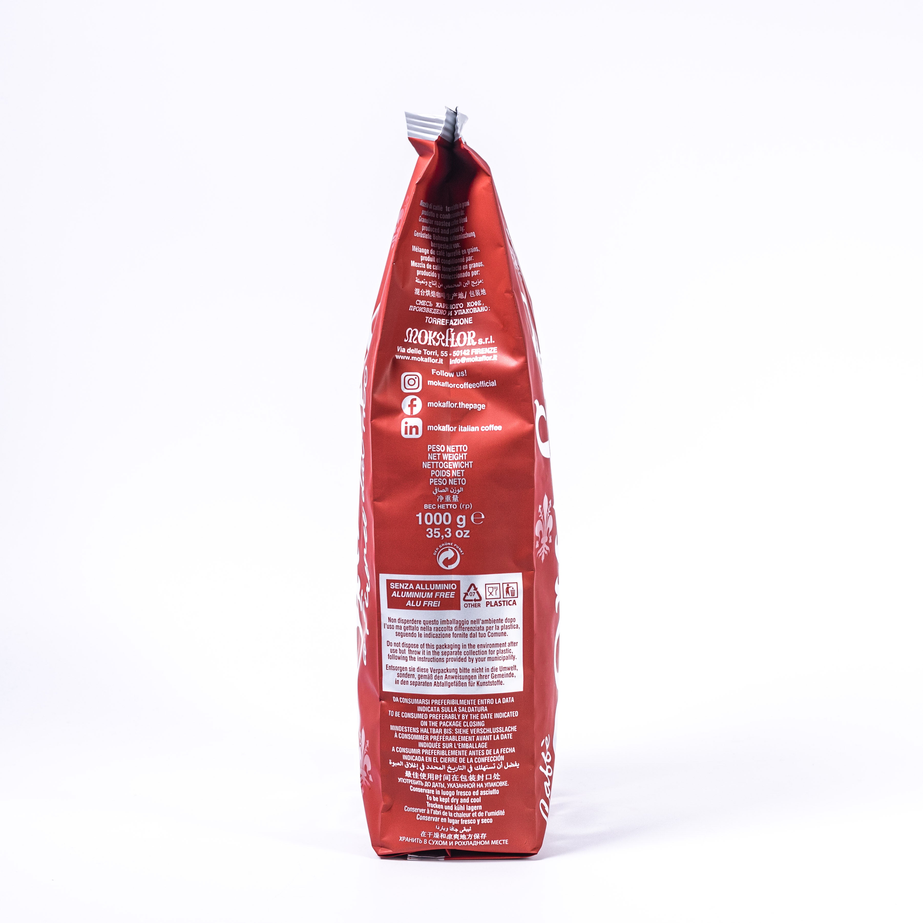 Mokaflor Caffè Miscela Rossa 60/40 1kg