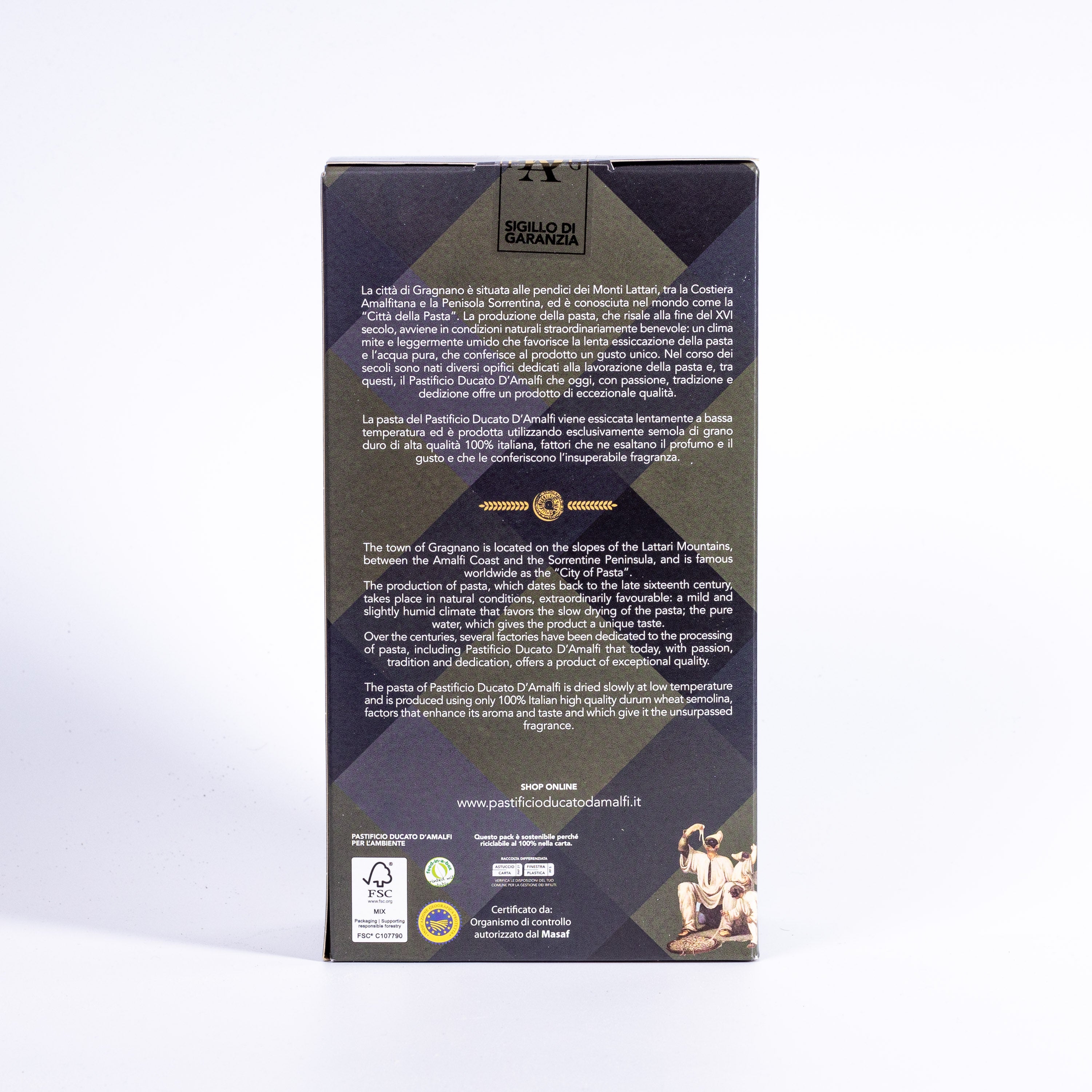 Pastificio Ducato D'Amalfi Mezze Maniche Rigate IGP