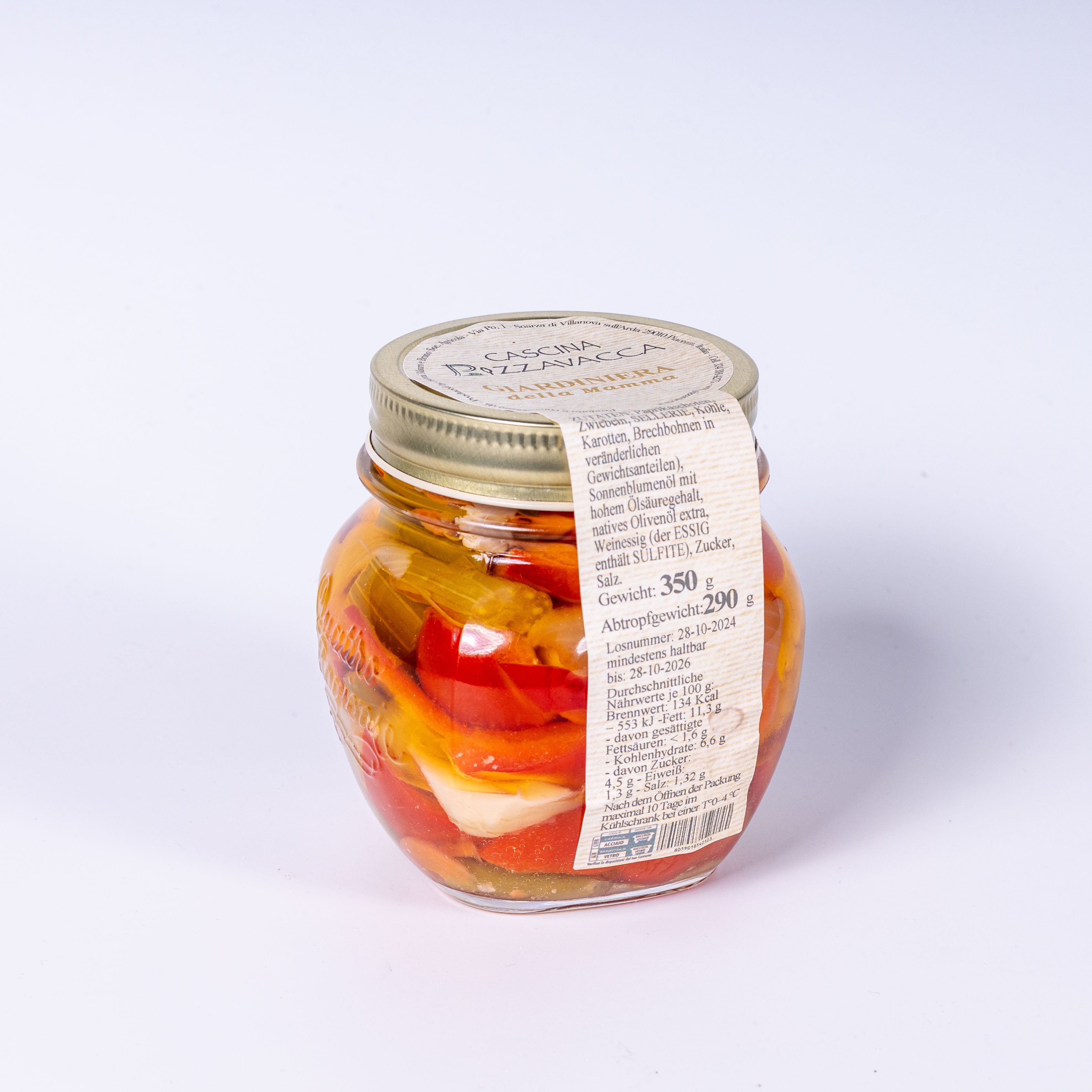 Pisaroni eingelegtes Gemüse Giardiniera delle Mamma 350g