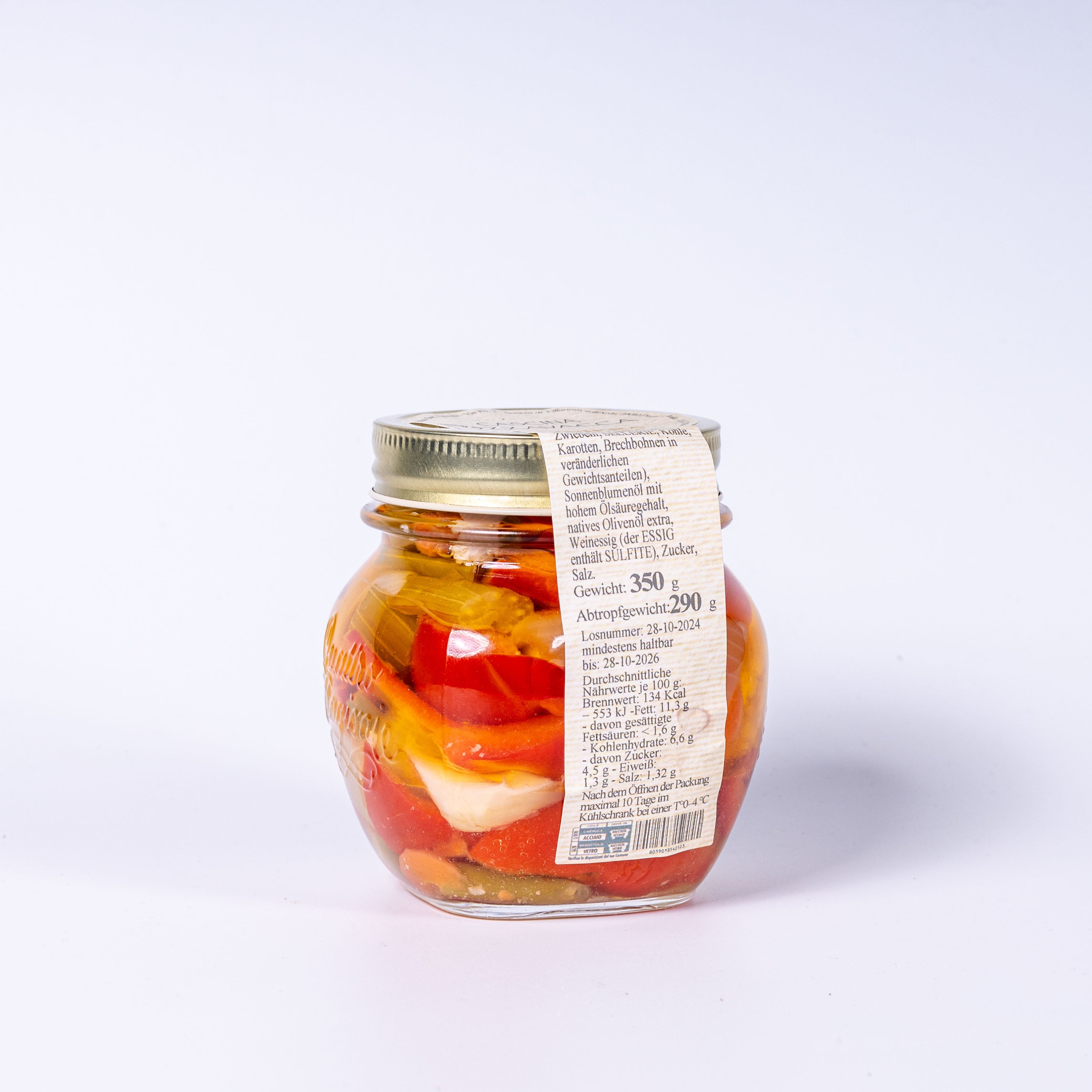 Pisaroni eingelegtes Gemüse Giardiniera delle Mamma 350g