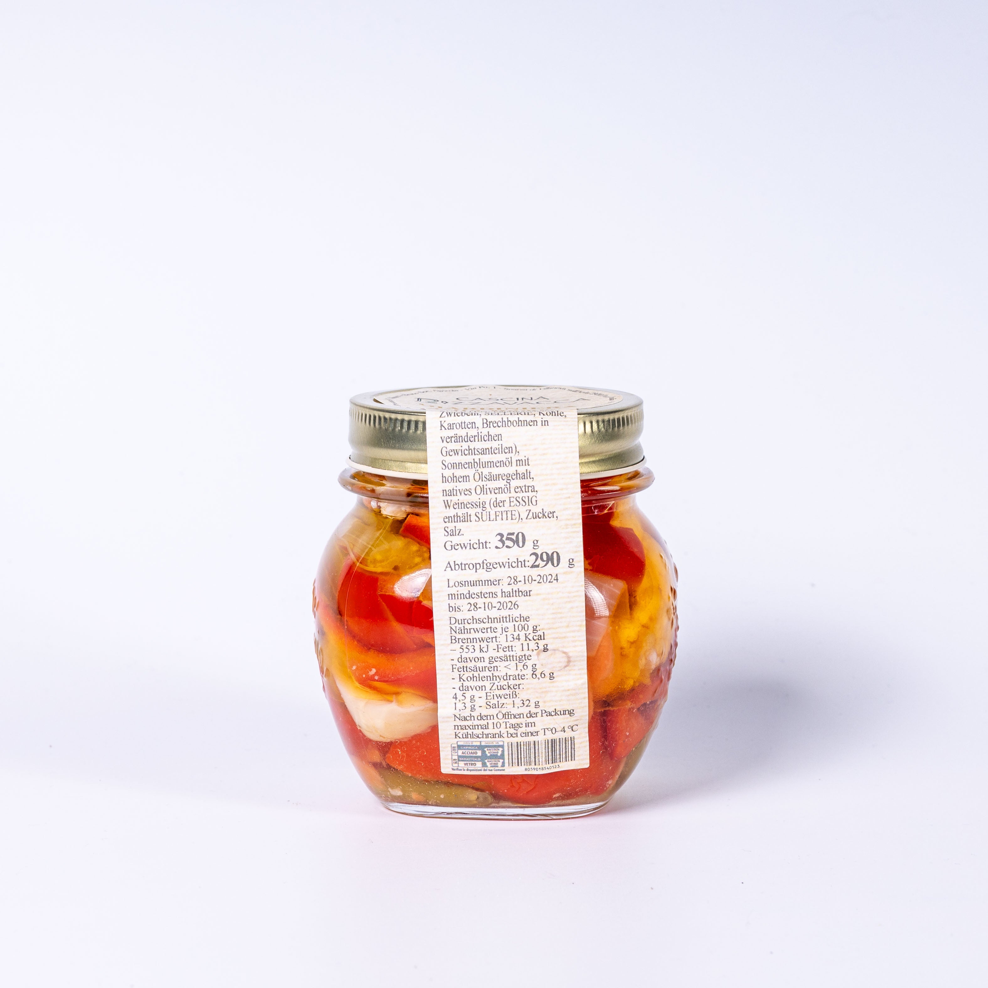Pisaroni eingelegtes Gemüse Giardiniera delle Mamma 350g