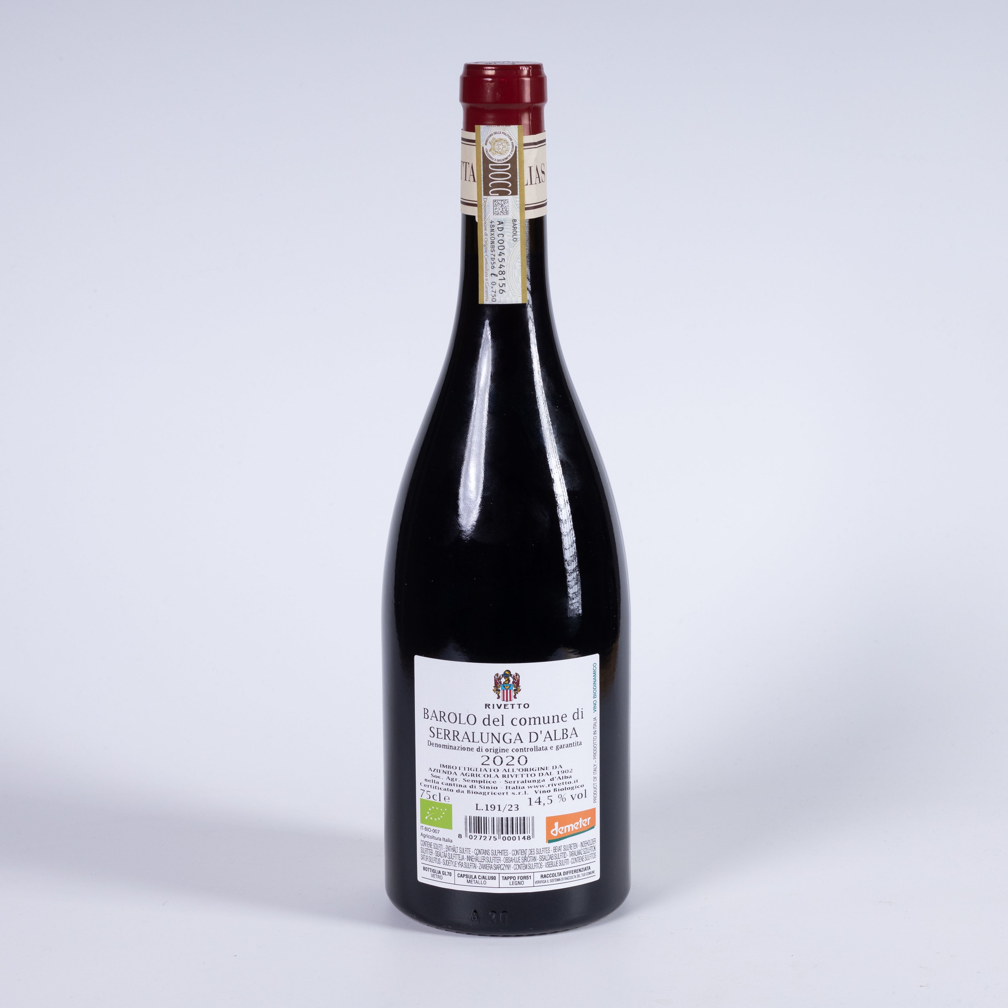 Rivetto, Barolo Serralunga D'Alba DOCG Bio