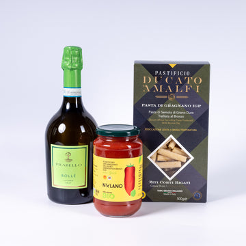 Genuss-Set 3 tlg. – Spumante, Pasta & San Marzano